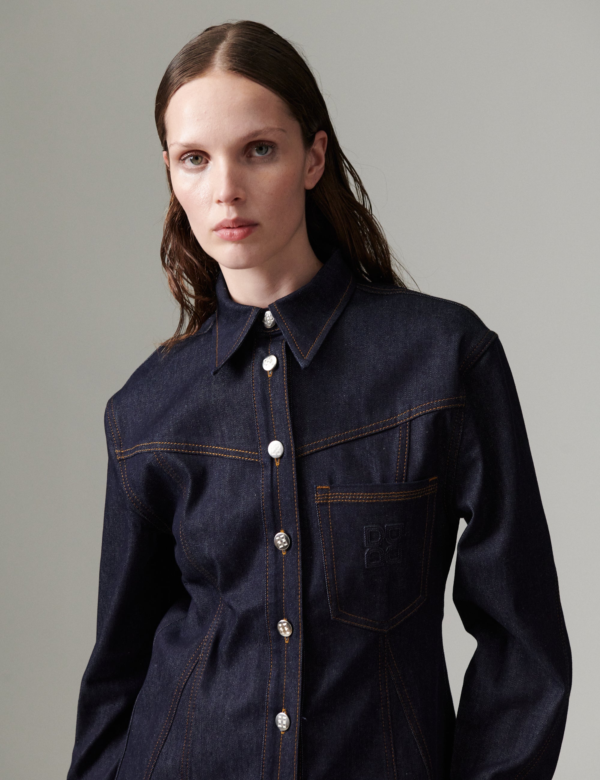DAY Birger ét Mikkelsen DAYJacky - Vibrant Blue Denim Stretch - Jakke Jakke 500181 Vibrant Blue