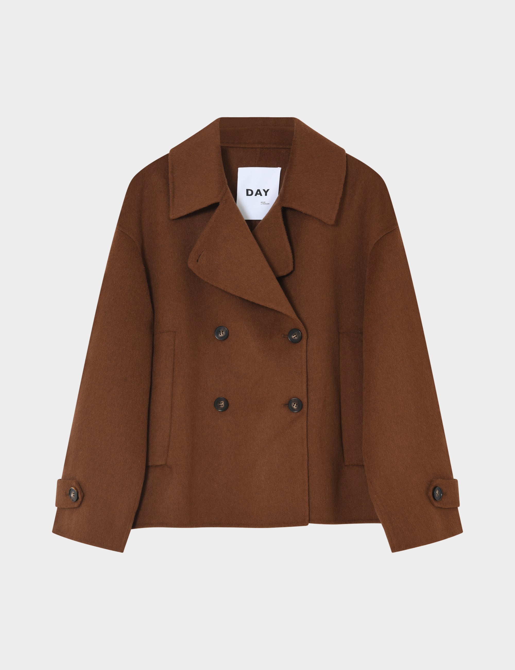 DAY Birger ét Mikkelsen DAYJill - Double Faced Wool - Jakke Jakke 180933 RUBBER