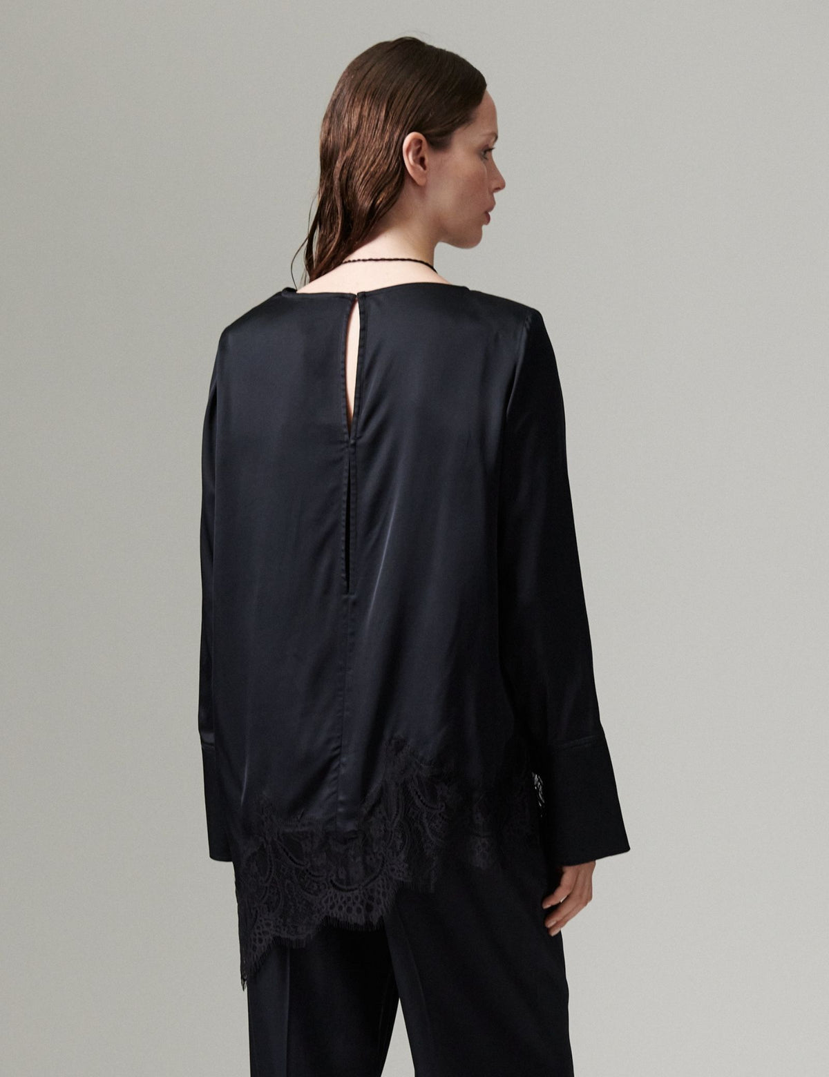 DAY Birger ét Mikkelsen DAYLila - Fluid Viscose - Bluse Bluse 190303 Black