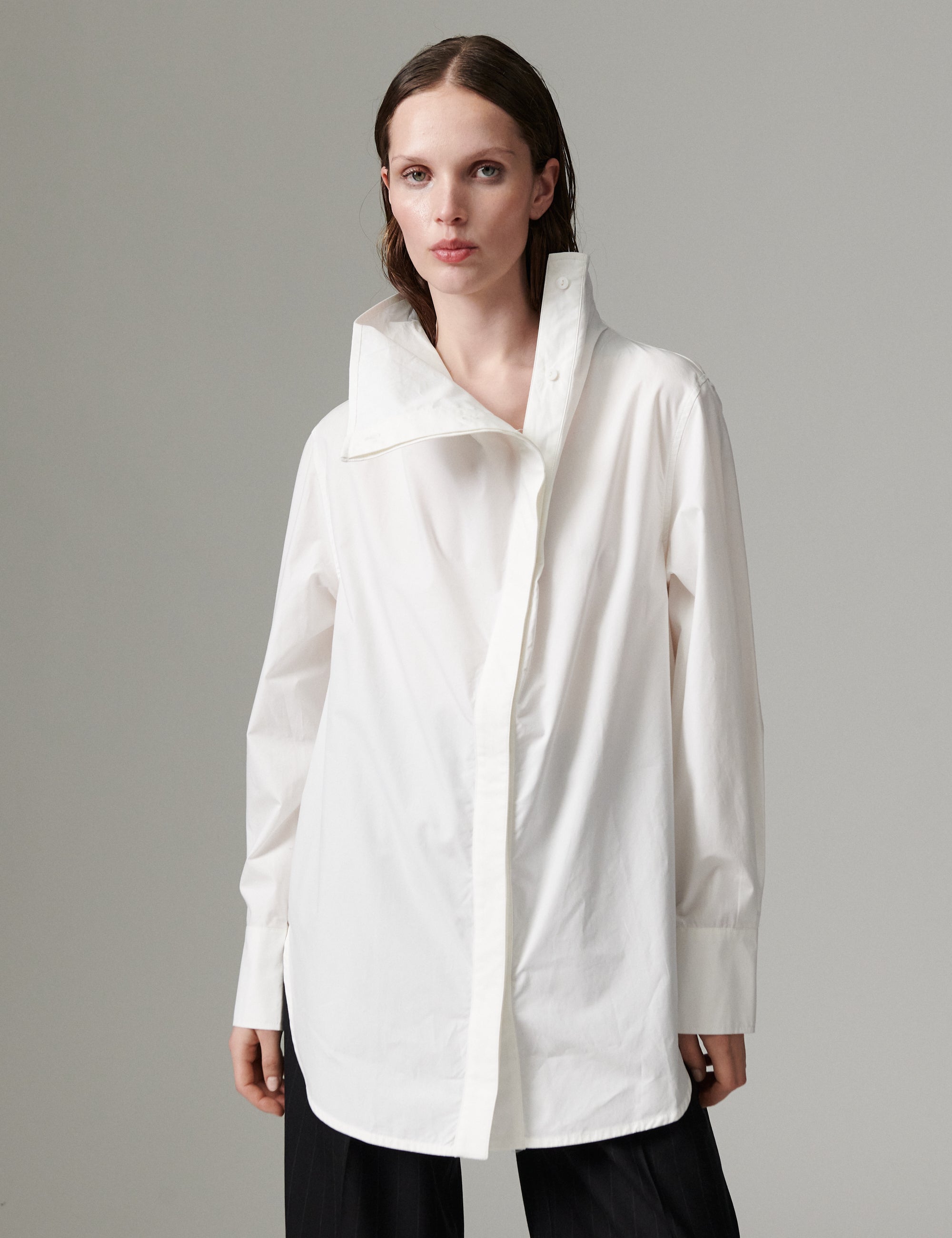 DAY Birger ét Mikkelsen DAYLois - Poplina - Skjorte Bluse 114001 Brilliant White