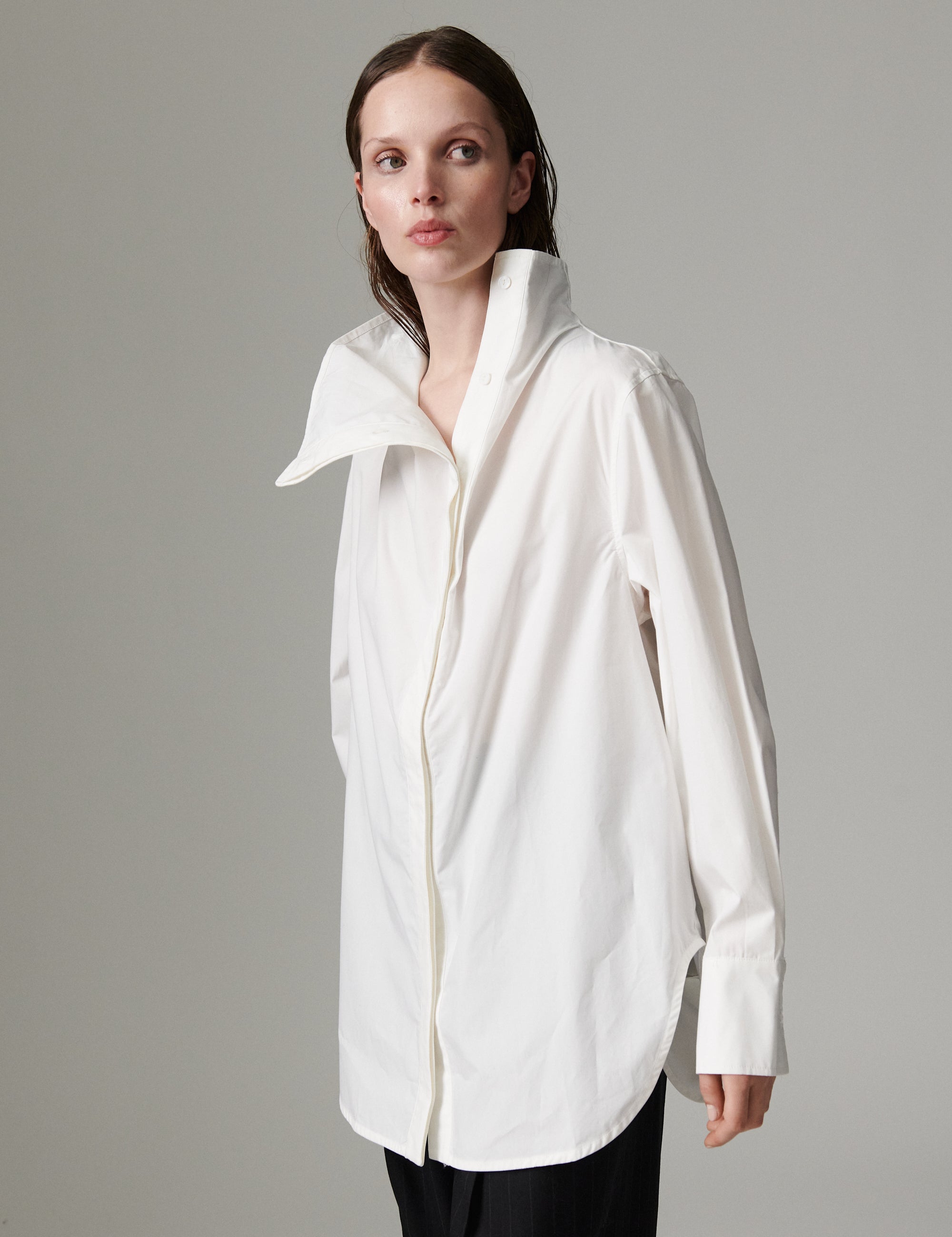 DAY Birger ét Mikkelsen DAYLois - Poplina - Skjorte Bluse 114001 Brilliant White