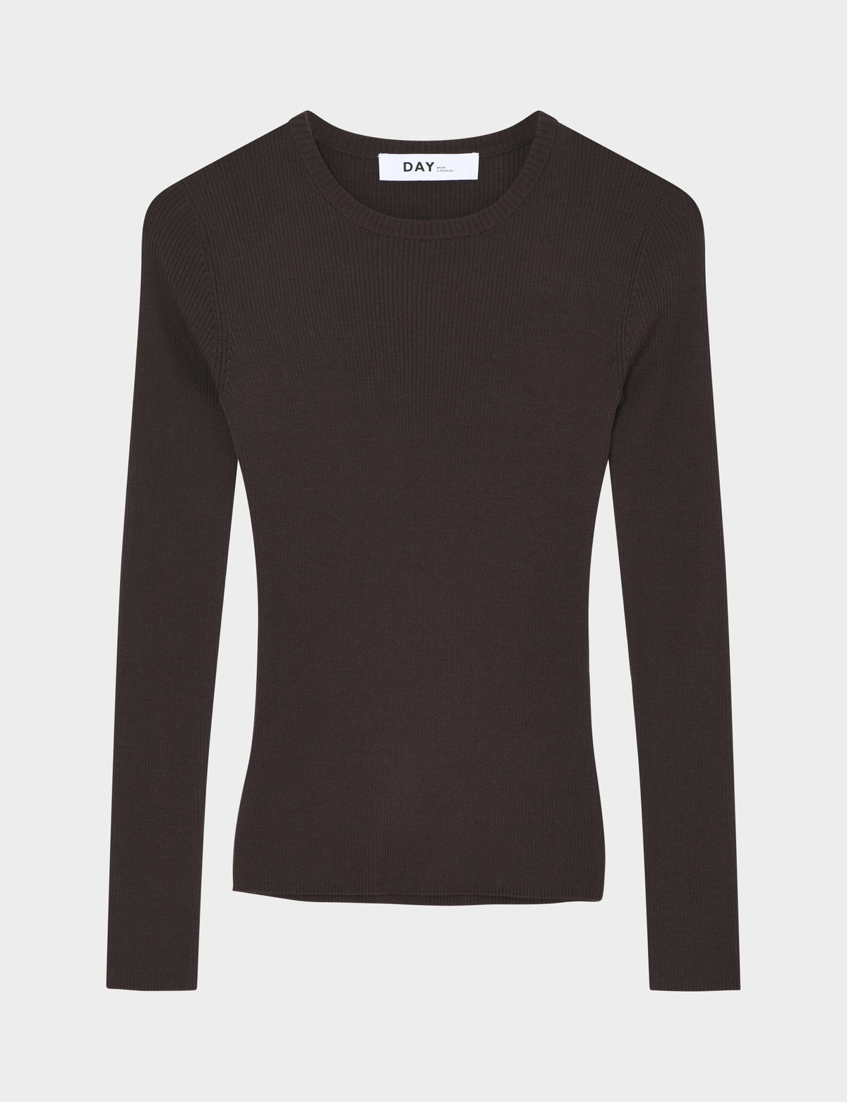 DAY Birger ét Mikkelsen DAYMariana - Daily Elements - Pullover Sweater 191110 CHOCOLATE PLUM