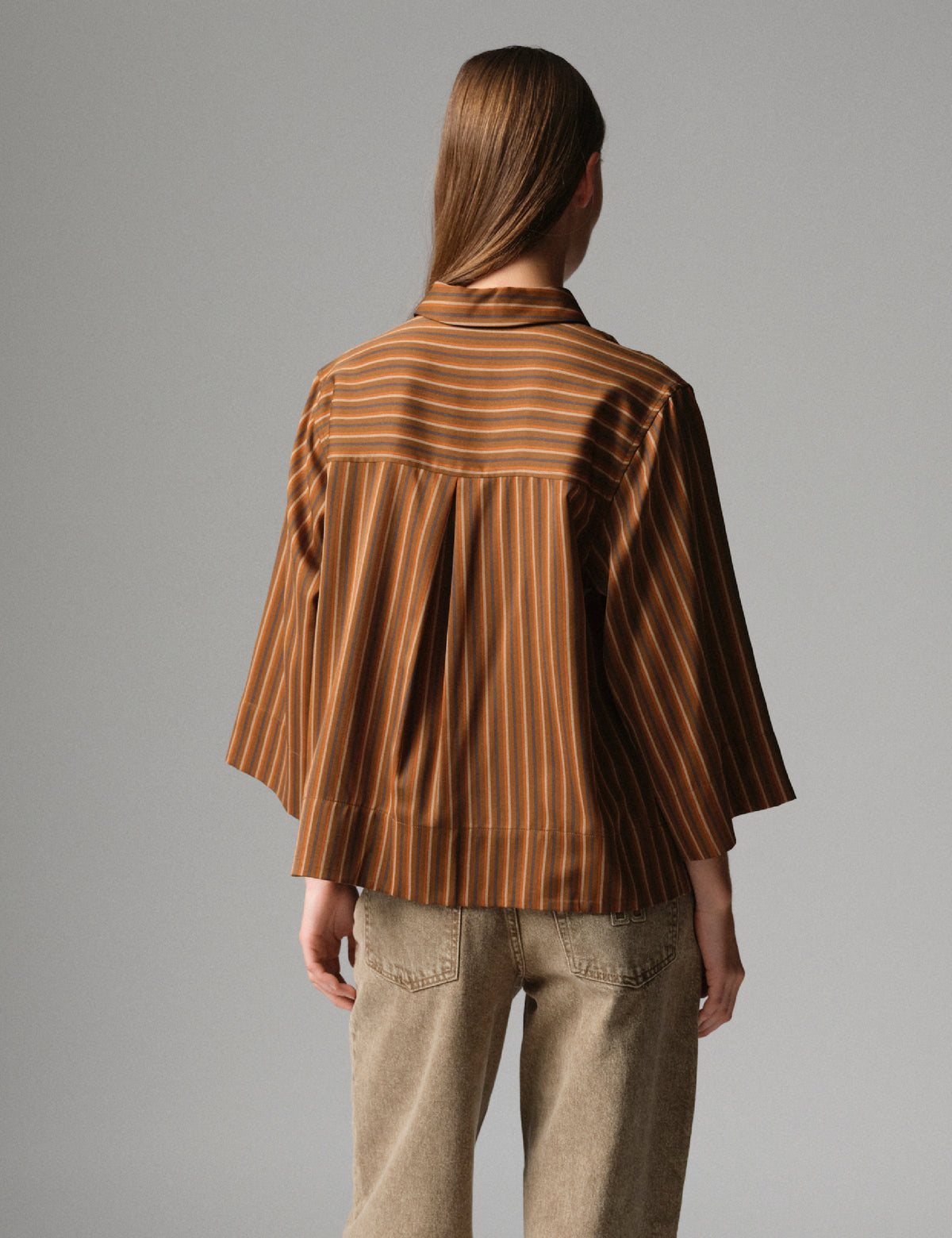 DAY Birger ét Mikkelsen DAYMira -Chic Stripes - Bluse Bluse 10083 Brown stripe
