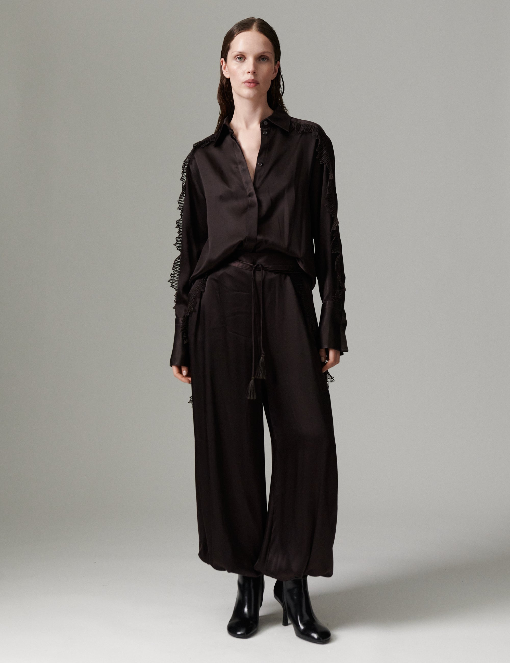 DAY Birger ét Mikkelsen DAYMola - Silky Touch - Bluse Bluse 191018 Ganache