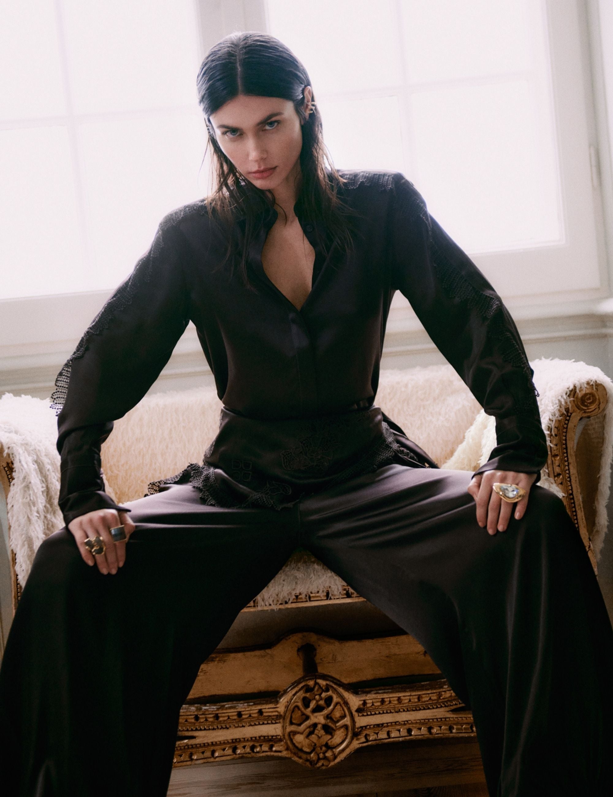 DAY Birger ét Mikkelsen DAYMola - Silky Touch - Bluse Bluse 191018 Ganache