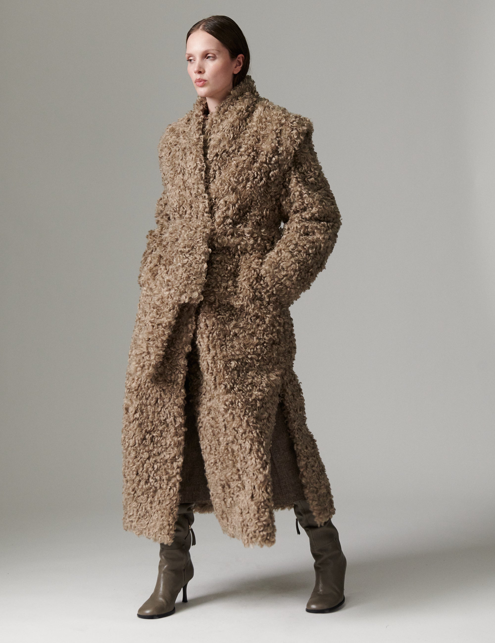 DAY Birger ét Mikkelsen DAYOtis - Furry Frakke 181112 Walnut