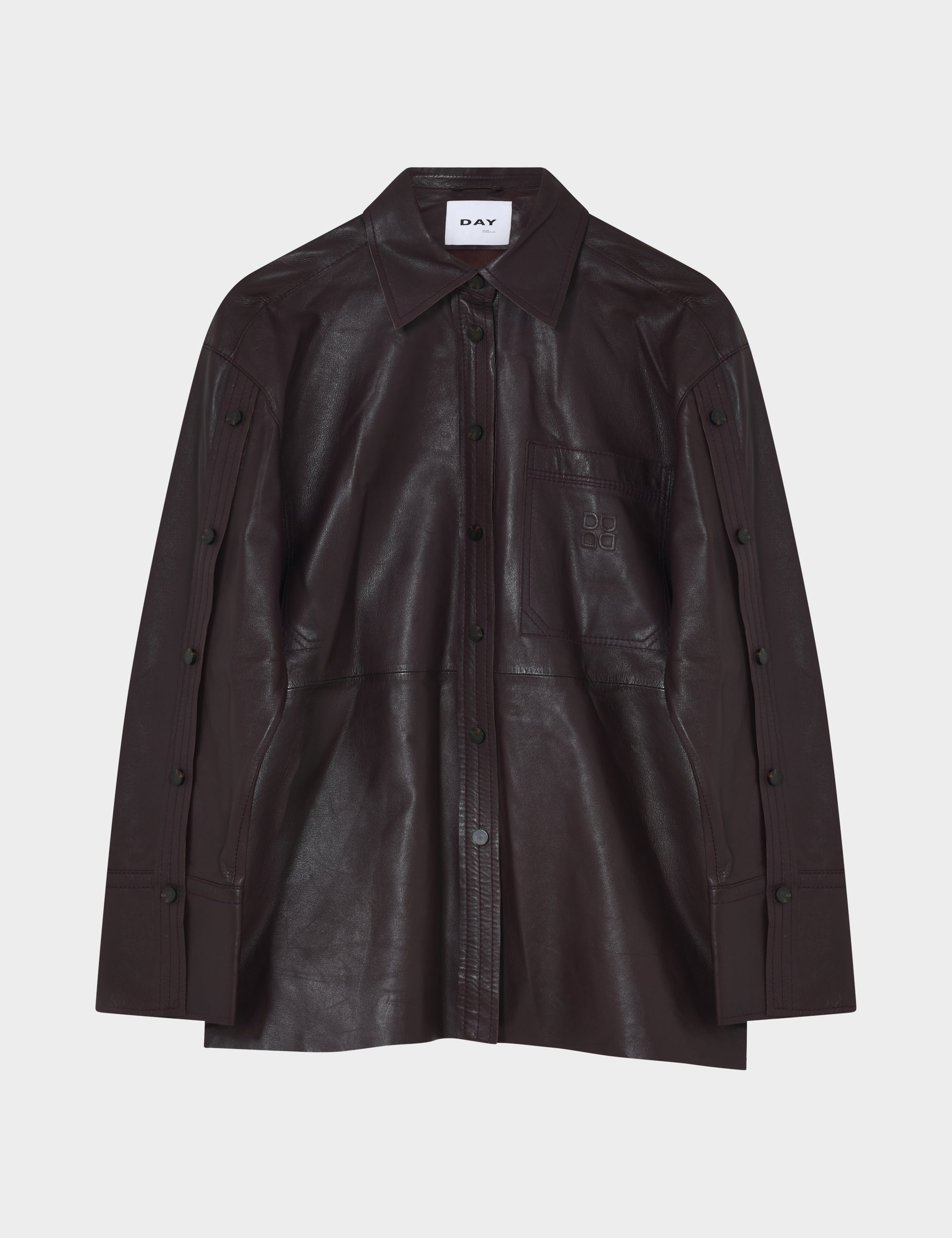 DAY Birger ét Mikkelsen DAYPeta - Polished Lamb - Skjorte Bluse 191619 FUDGE
