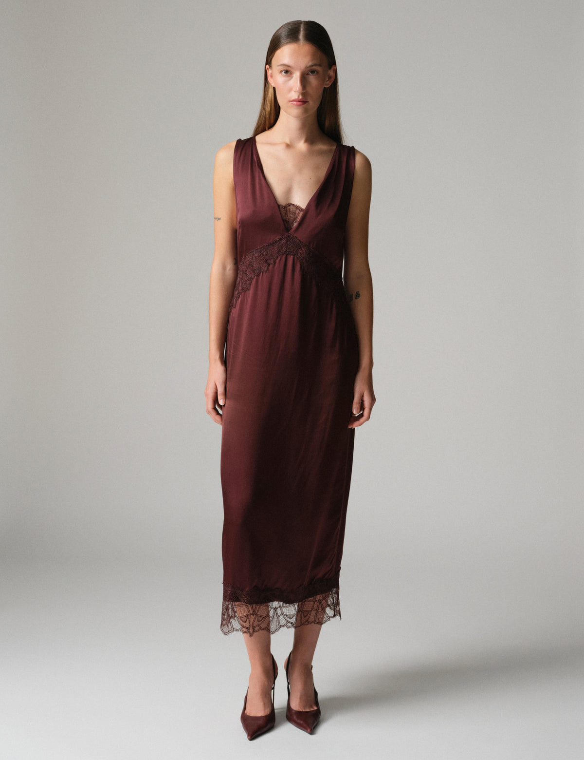 DAY Birger ét Mikkelsen DAYPia - Fluid Viscose - Kjole Kjole 191619 FUDGE