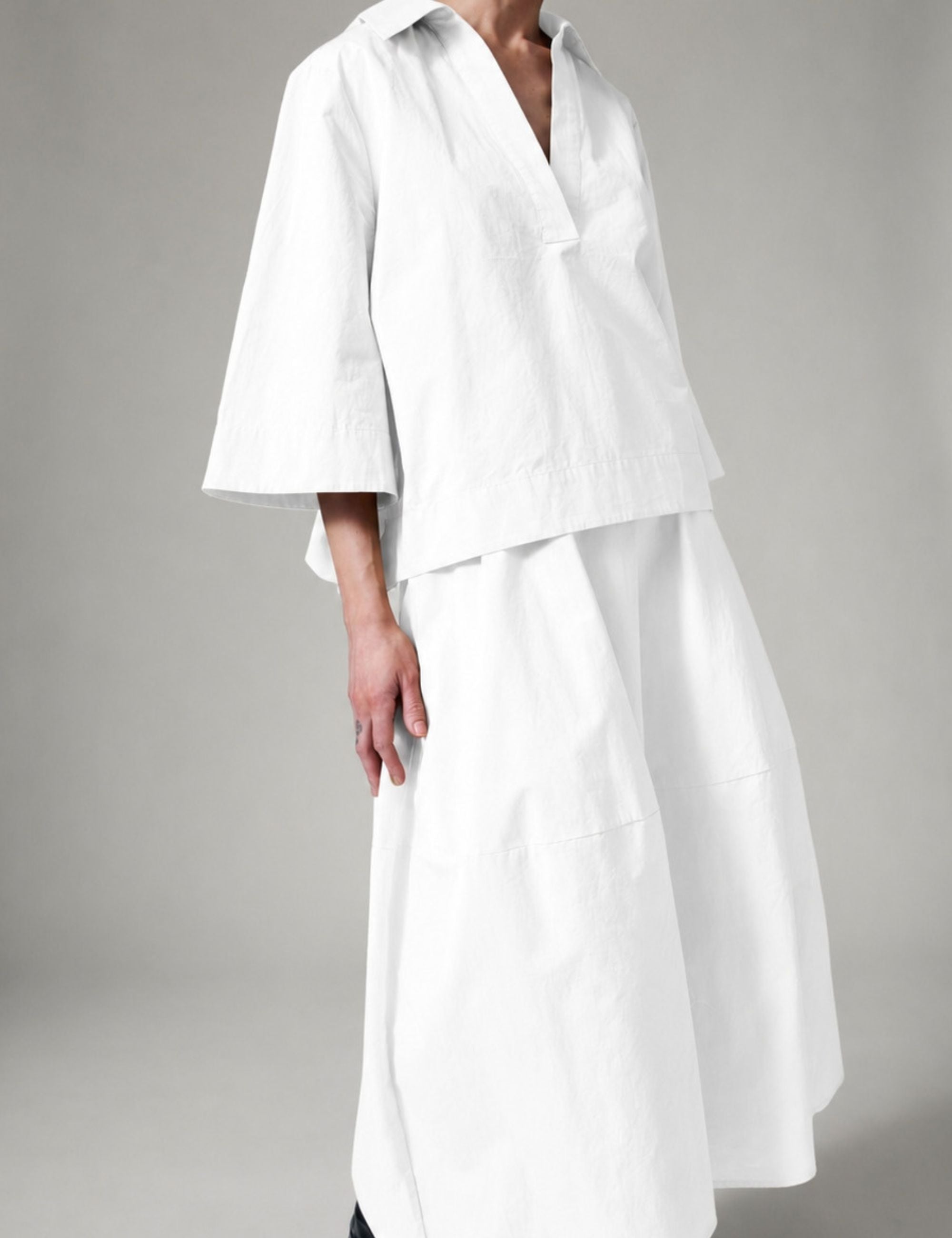 DAY Birger ét Mikkelsen DAYPipa- Cottaline - Kjole Skirt 114001 Brilliant White