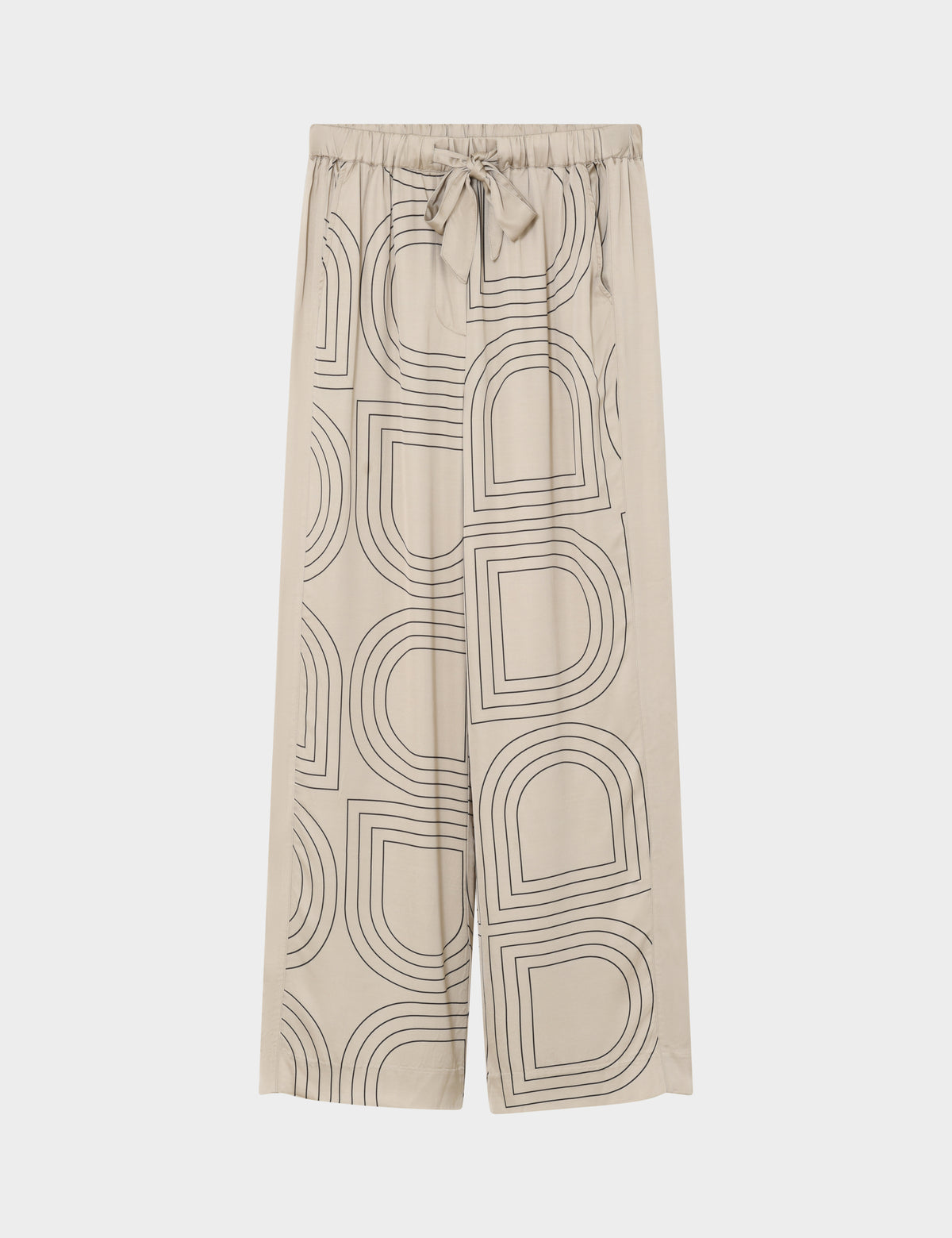 DAY Birger ét Mikkelsen DAYPosey - Fluid Viscose - Bukser Bukser 500191 Humus With Black