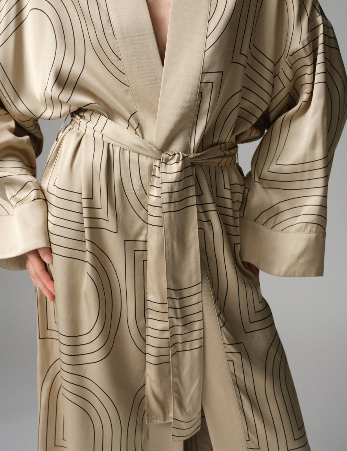DAY Birger ét Mikkelsen DAYRani - Fluid Viscose - Tunika Tunika 500191 Humus With Black