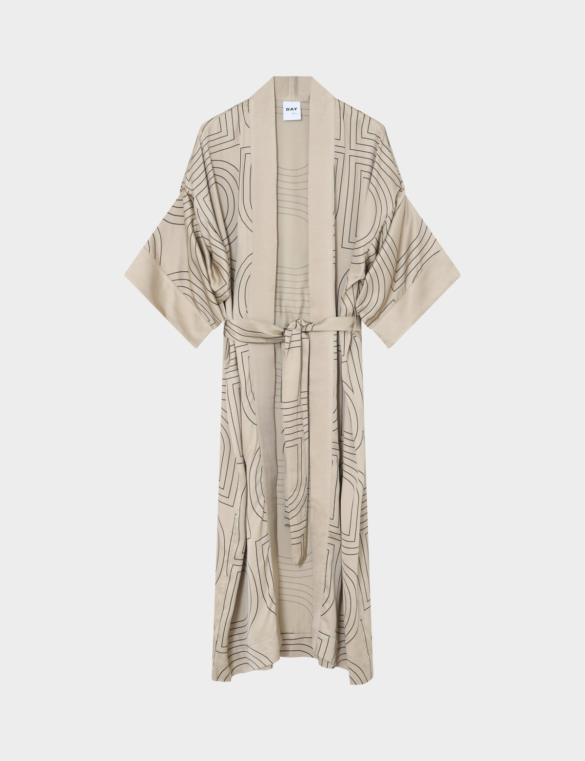 DAY Birger ét Mikkelsen DAYRani - Fluid Viscose - Tunika Tunika 500191 Humus With Black