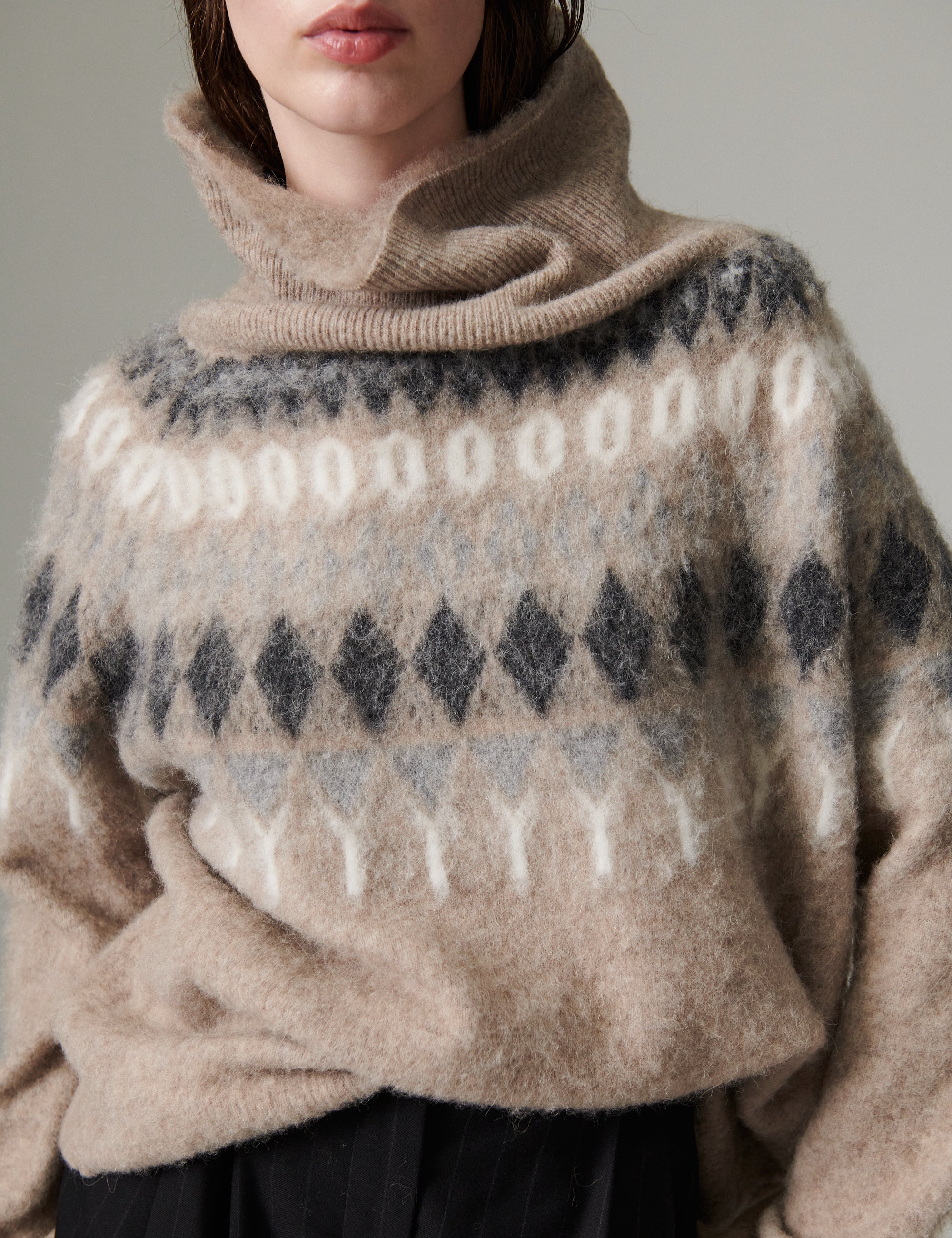 DAY Birger ét Mikkelsen DAYReidar - Cozy Days Sweater 17023 Hazel