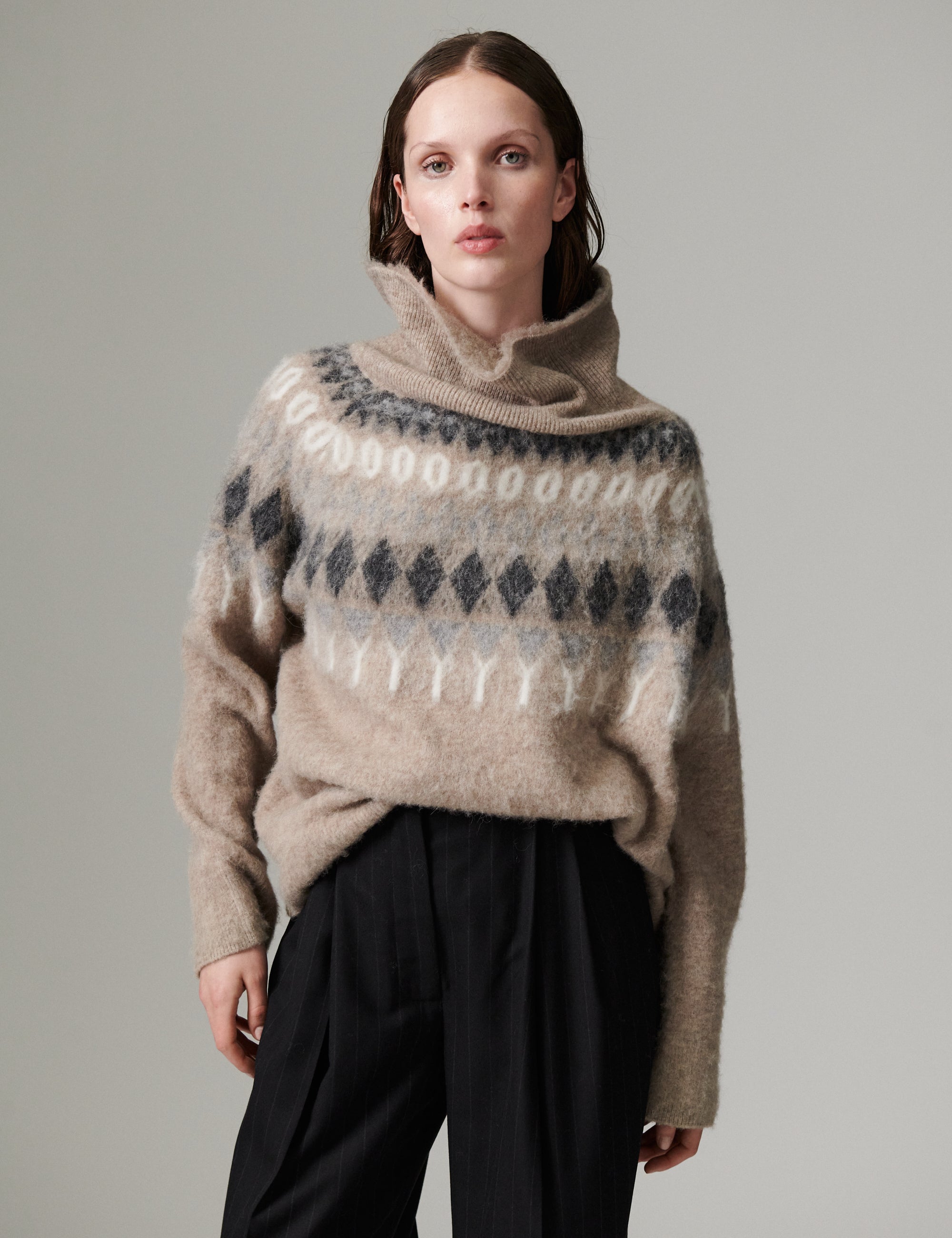 DAY Birger ét Mikkelsen DAYReidar - Cozy Days Sweater 17023 Hazel