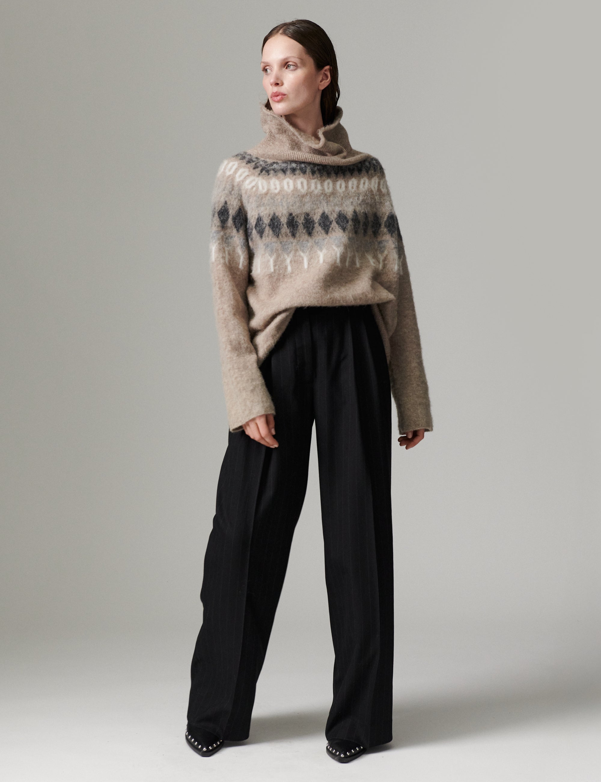 DAY Birger ét Mikkelsen DAYReidar - Cozy Days Sweater 17023 Hazel