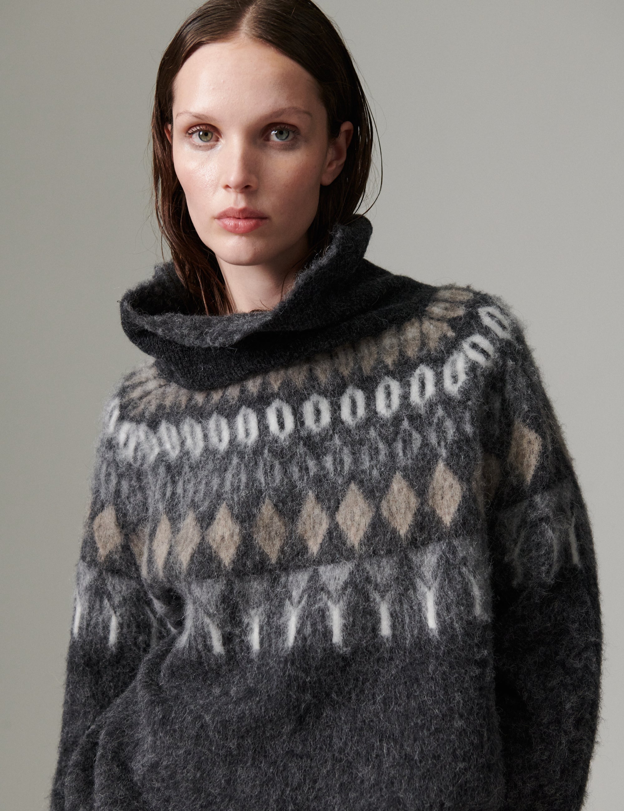 DAY Birger ét Mikkelsen DAYReidar - Cozy Days - Pullover Sweater 18019 Charcoal