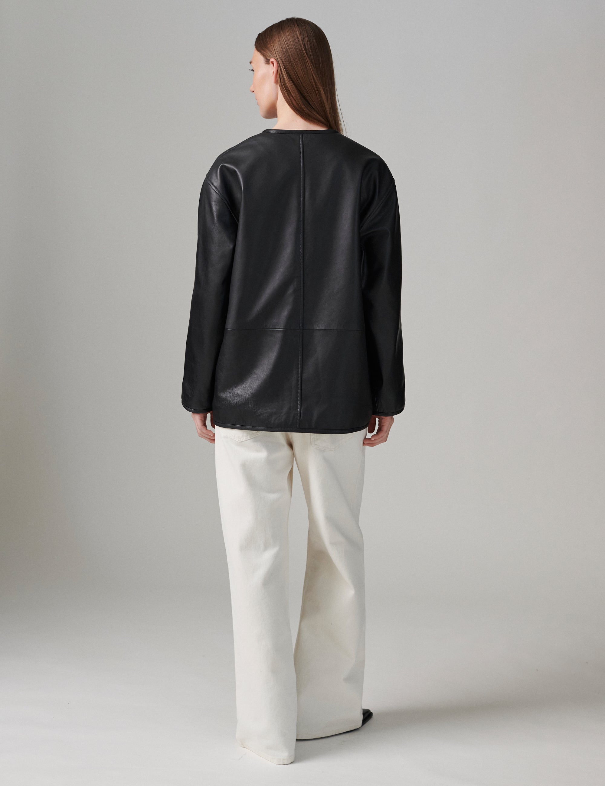 DAY Birger ét Mikkelsen DAYSiaa - Soft Lamb Leather - Jakke Jakke 12000 Black
