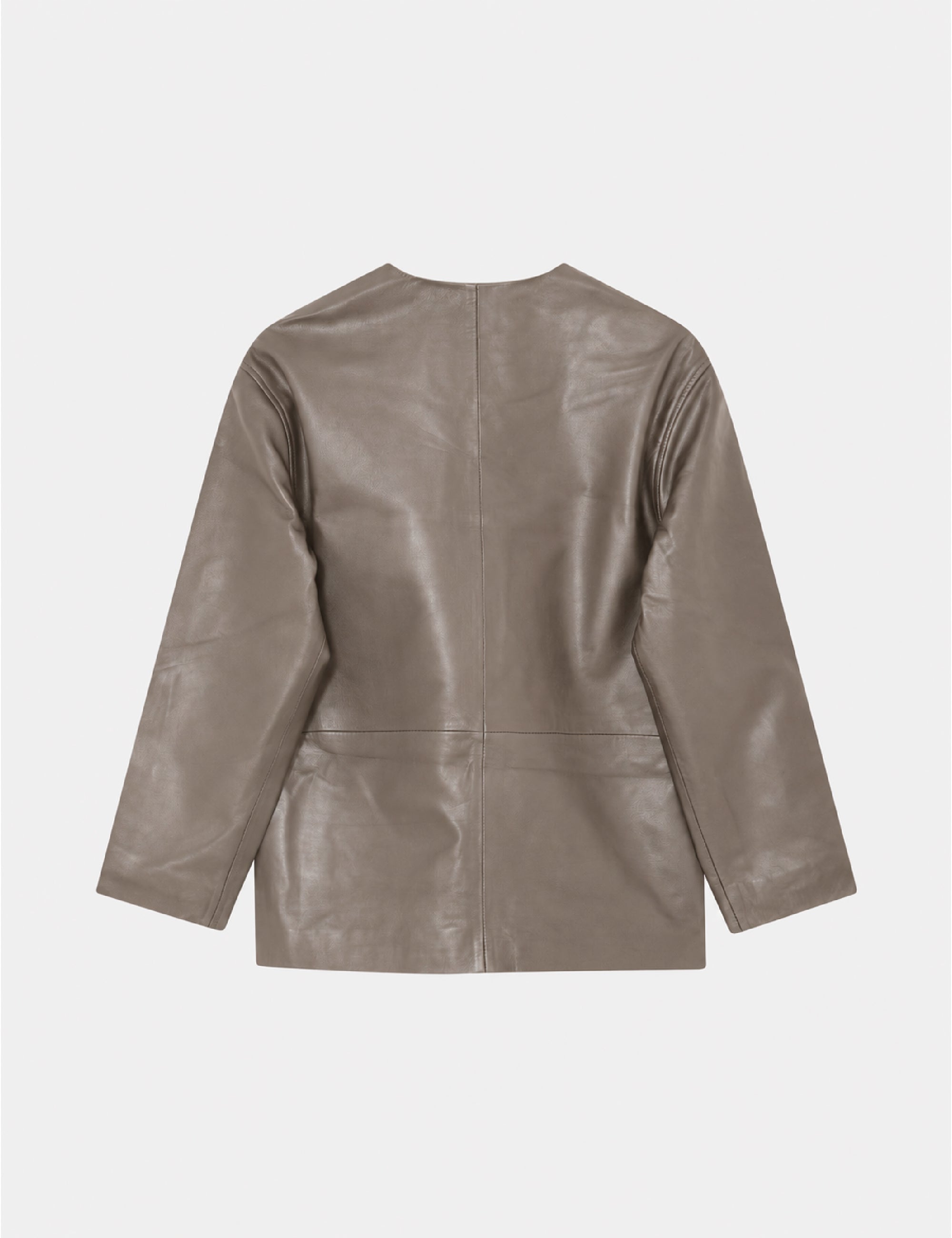 DAY Birger ét Mikkelsen DAYSiaa - Soft Lamb Leather - Jakke Jakke 181112 Walnut