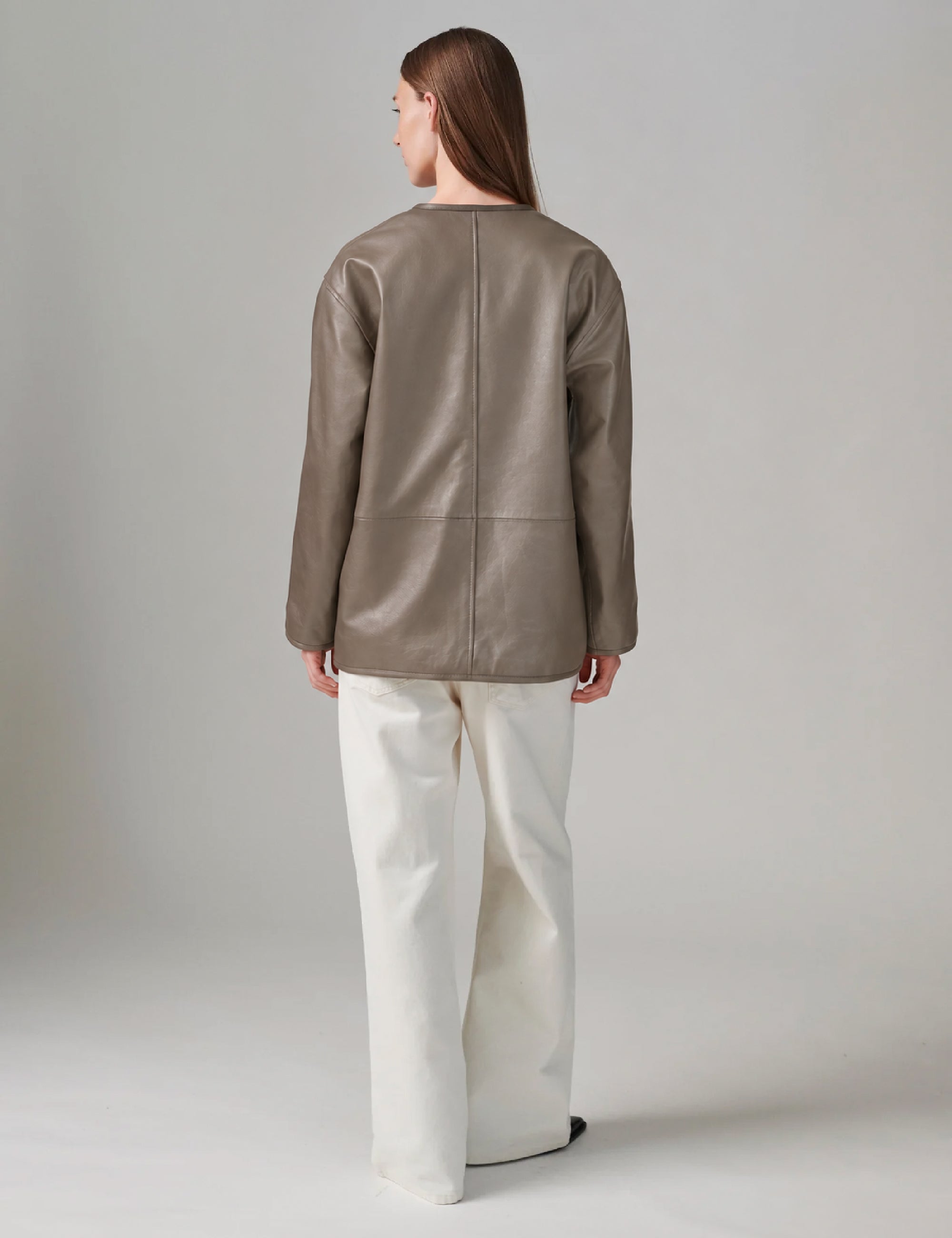 DAY Birger ét Mikkelsen DAYSiaa - Soft Lamb Leather - Jakke Jakke 181112 Walnut