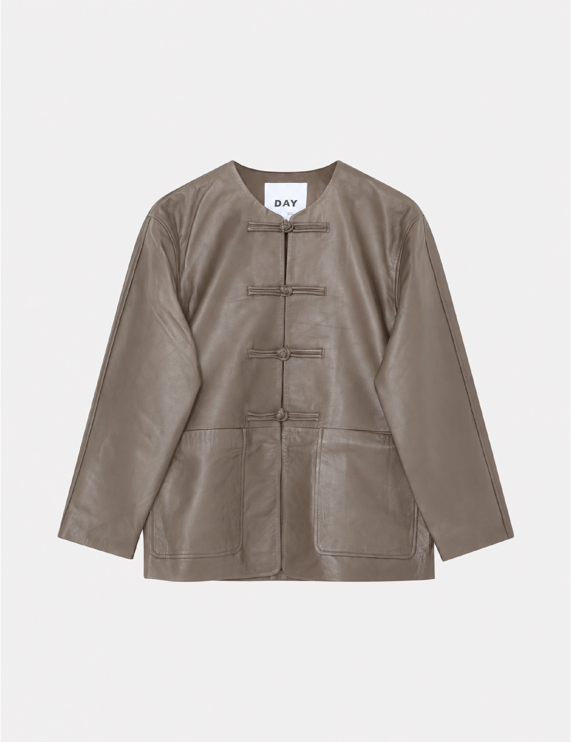 DAY Birger ét Mikkelsen DAYSiaa - Soft Lamb Leather - Jakke Jakke 181112 Walnut