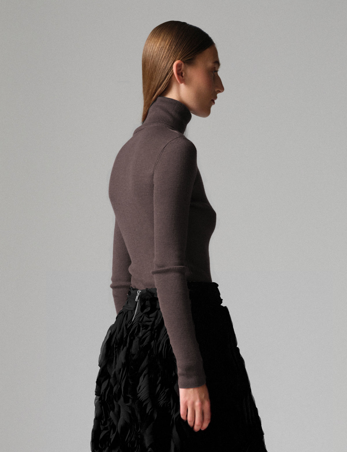 DAY Birger ét Mikkelsen DAYSierra - Daily Elements - Pullover Sweater 191110 CHOCOLATE PLUM