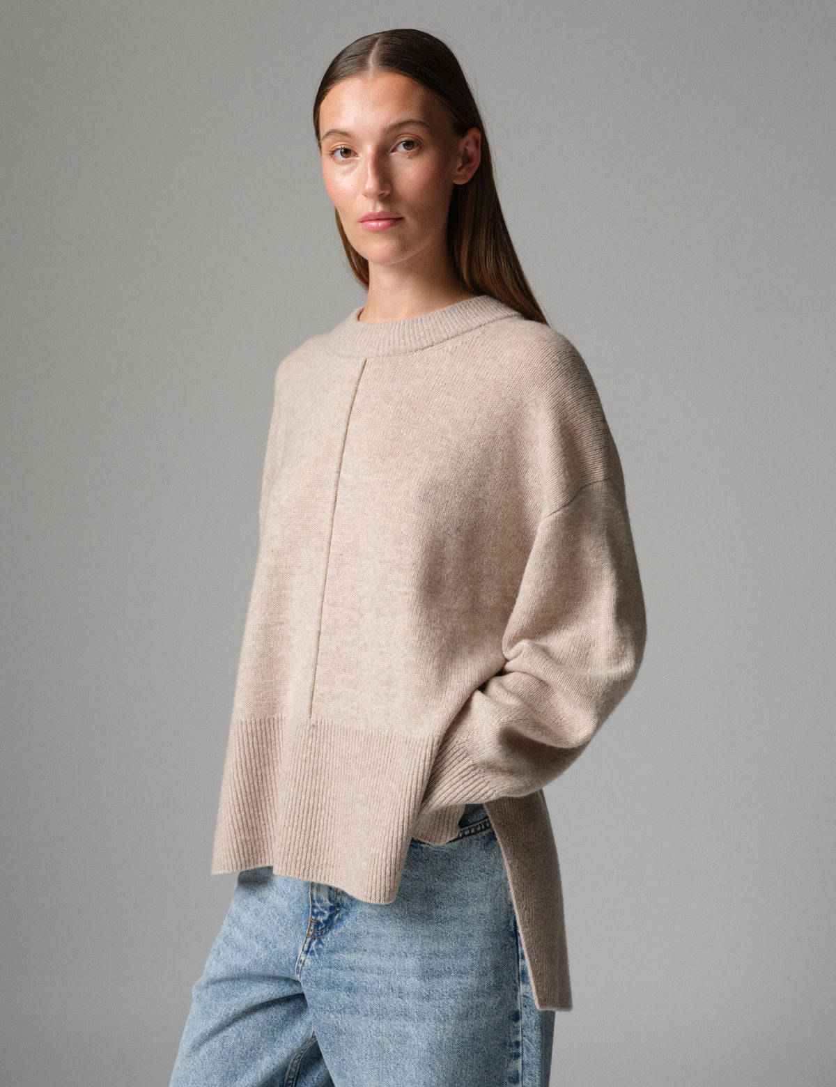 DAY Birger ét Mikkelsen DAYSindi - Soft Lamb - Pullover Sweater 171105 Roasted Cashew