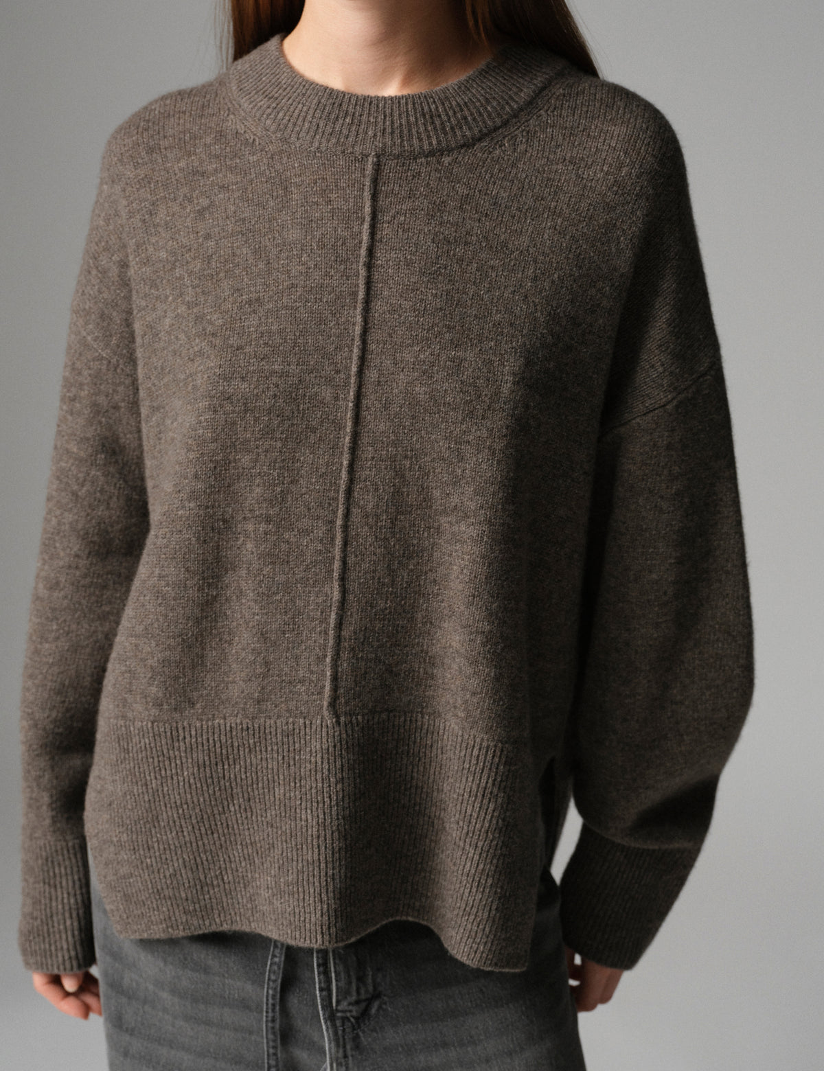DAY Birger ét Mikkelsen DAYSindi - Soft Lamb - Pullover Sweater 181112 Walnut