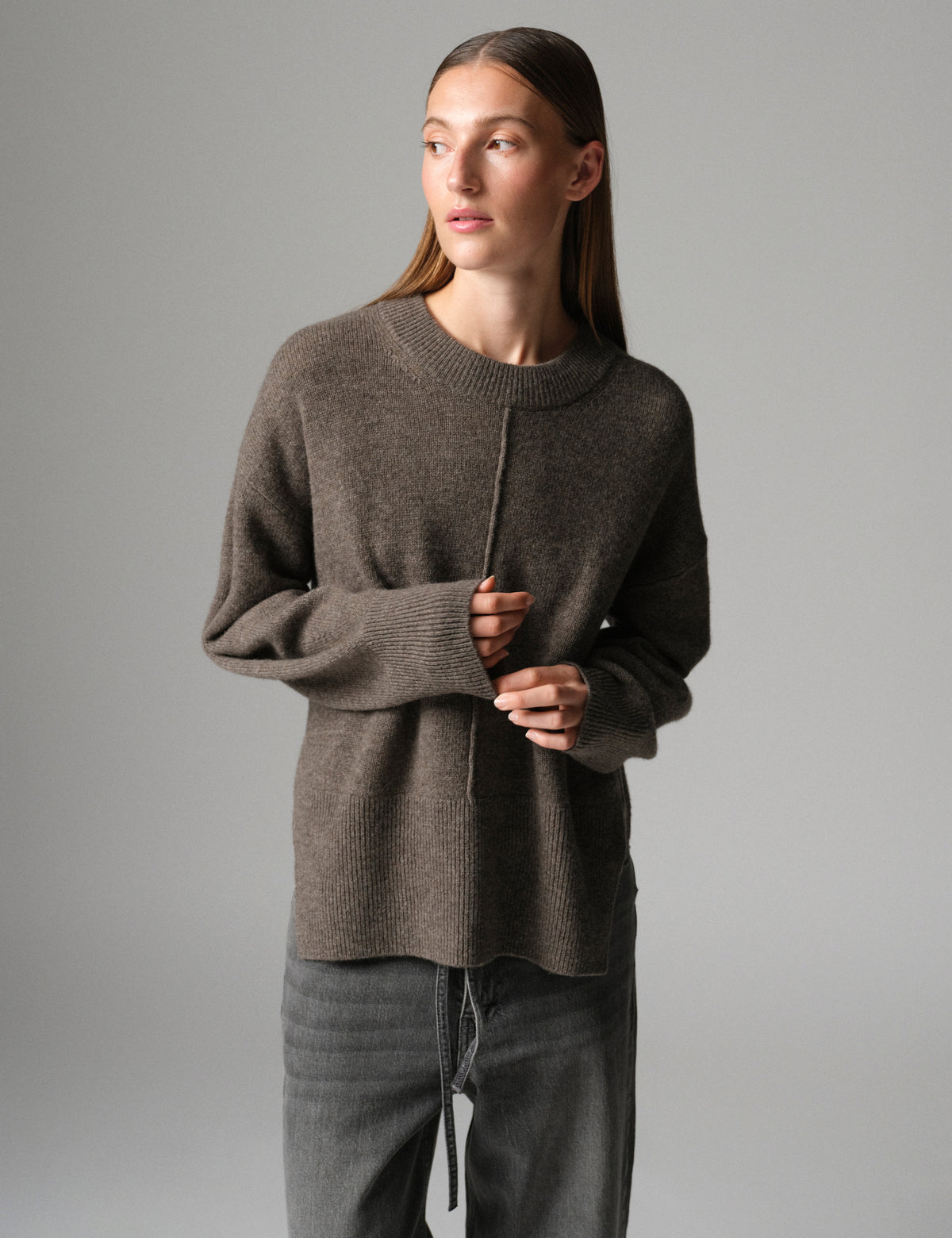 DAY Birger ét Mikkelsen DAYSindi - Soft Lamb - Pullover Sweater 181112 Walnut