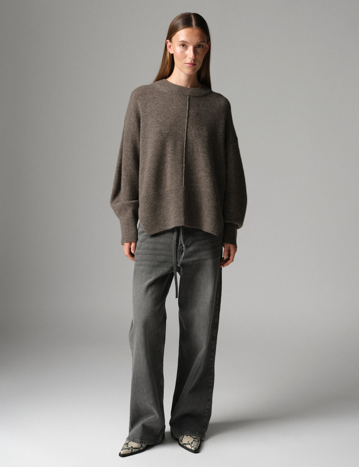 DAY Birger ét Mikkelsen DAYSindi - Soft Lamb - Pullover Sweater 181112 Walnut