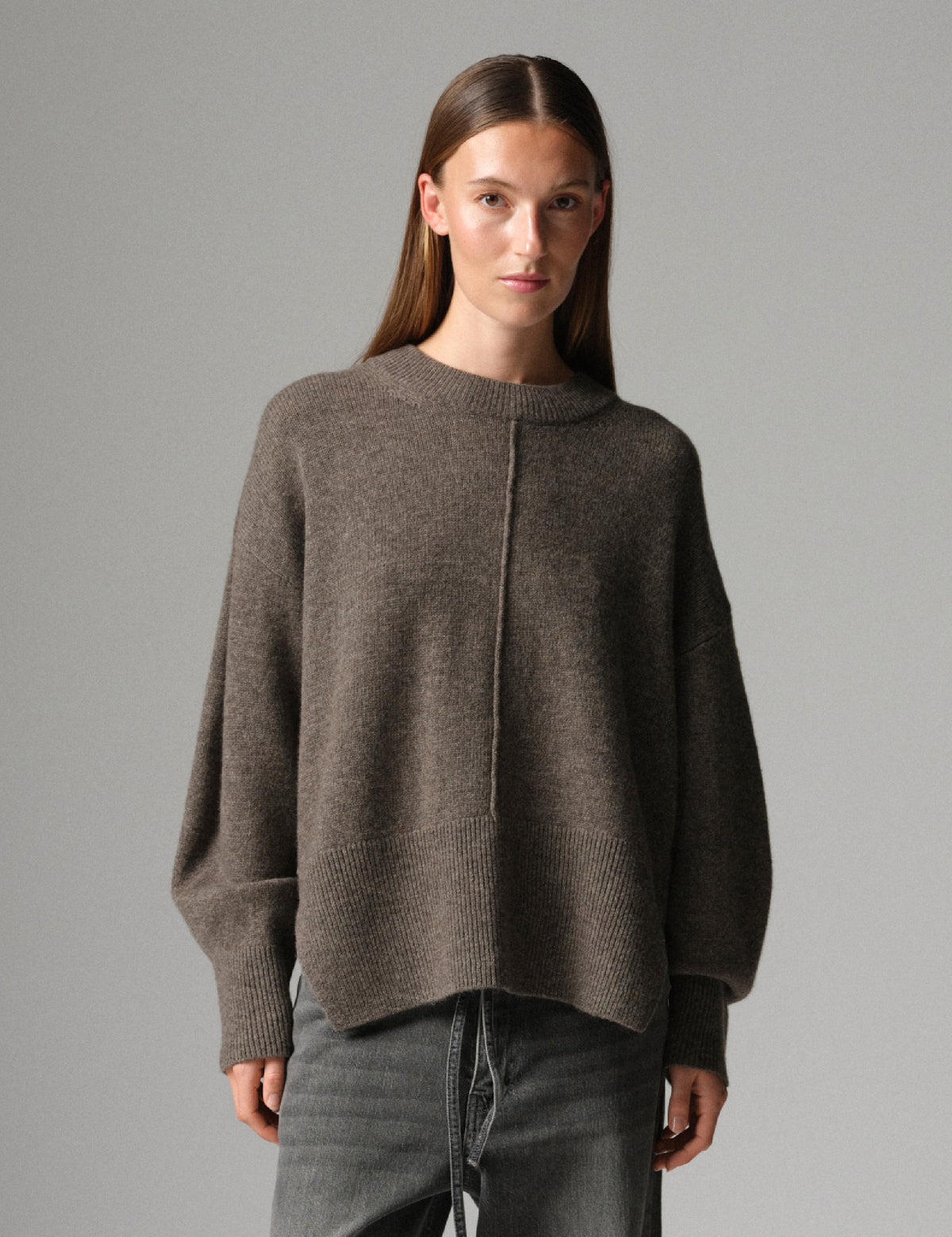 DAY Birger ét Mikkelsen DAYSindi - Soft Lamb - Pullover Sweater 181112 Walnut