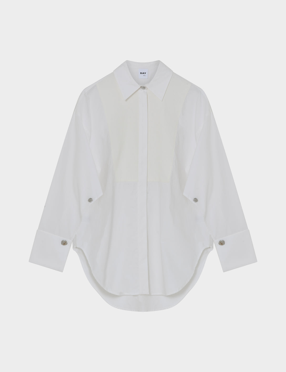 DAY Birger ét Mikkelsen DAYSmoa - Poplina - Skjorte Bluse 114001 Brilliant White