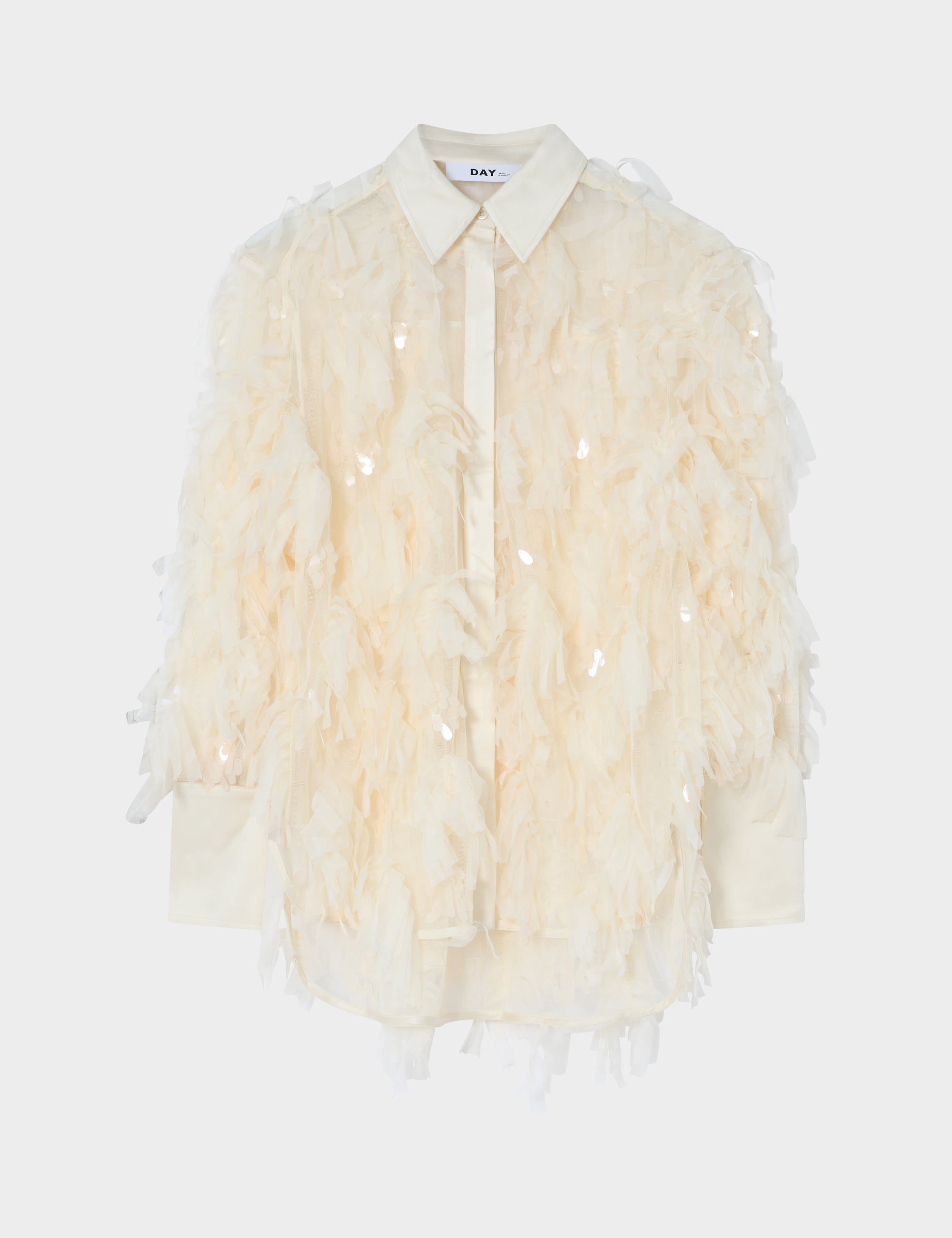 DAY Birger ét Mikkelsen DAYStema - Shiny Sprout - Blouse Bluse 131105 BROWN RICE
