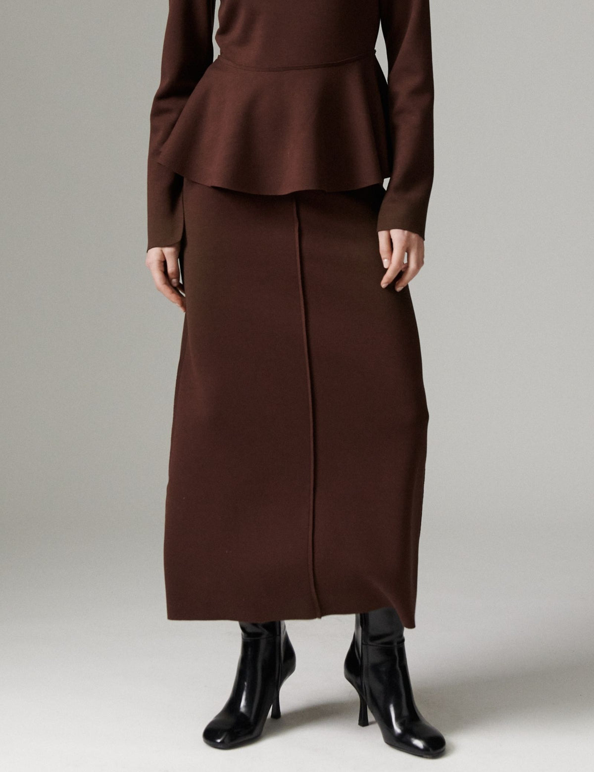 DAY Birger ét Mikkelsen DAYSuzie - Scuba - Nederdel Skirt 190915 Coffee Bean