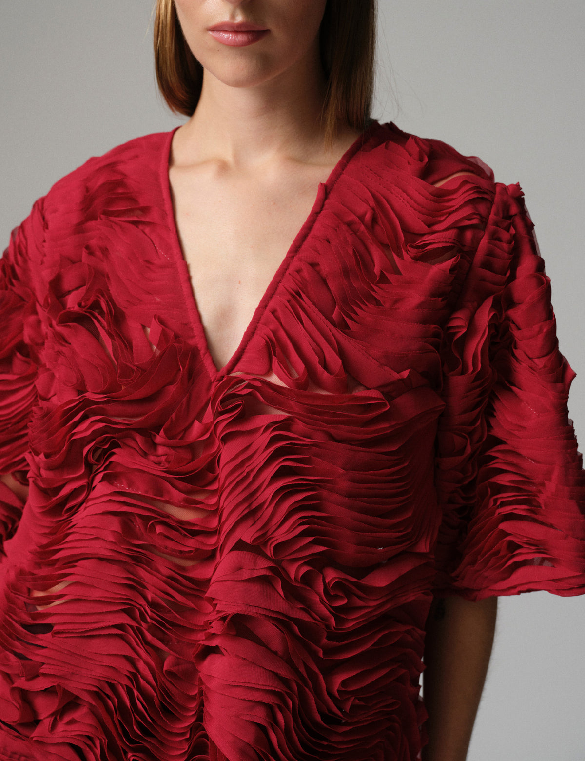 DAY Birger ét Mikkelsen DAYTatia - Ruffled Lacy - Kjole Kjole 09042 Biking Red