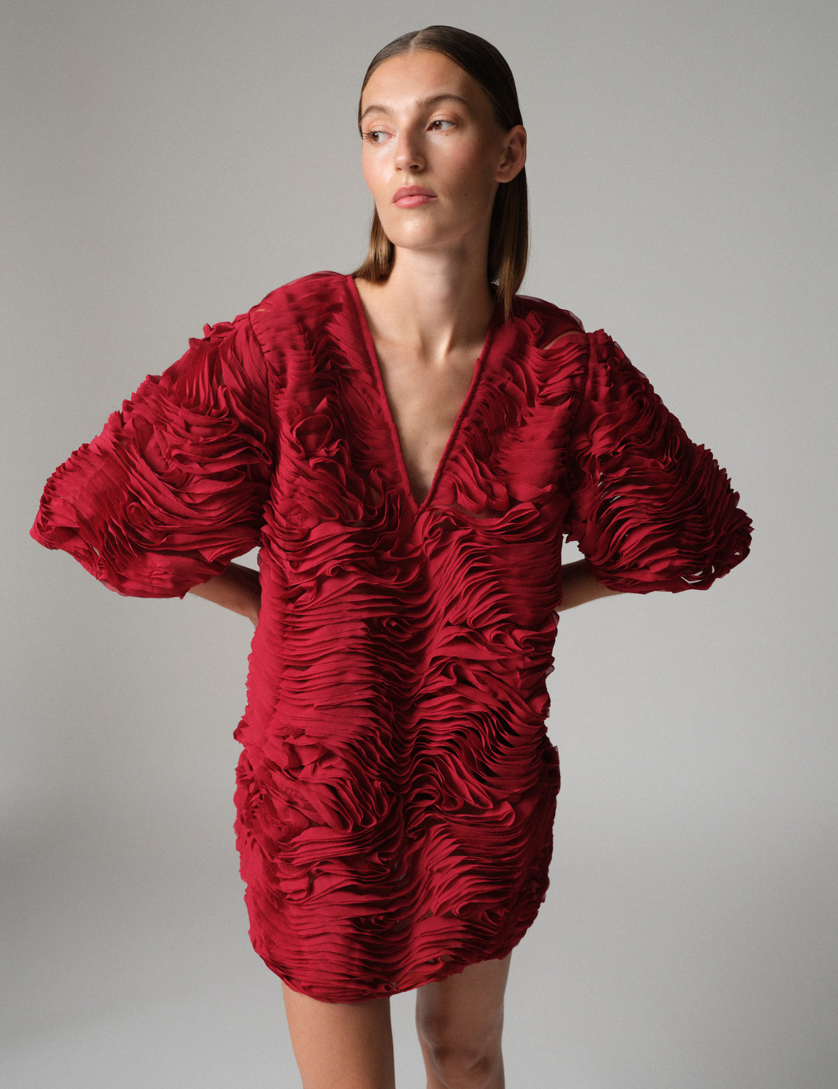 DAY Birger ét Mikkelsen DAYTatia - Ruffled Lacy - Kjole Kjole 09042 Biking Red