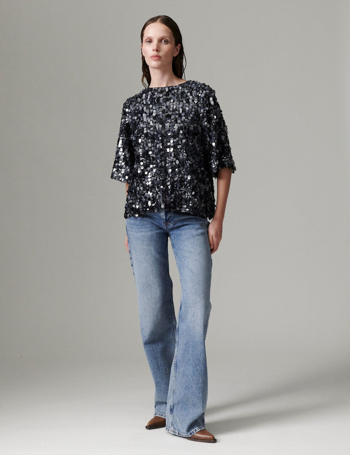 DAY Birger ét Mikkelsen DAYTatiana - Shimmy Top 190303 Black