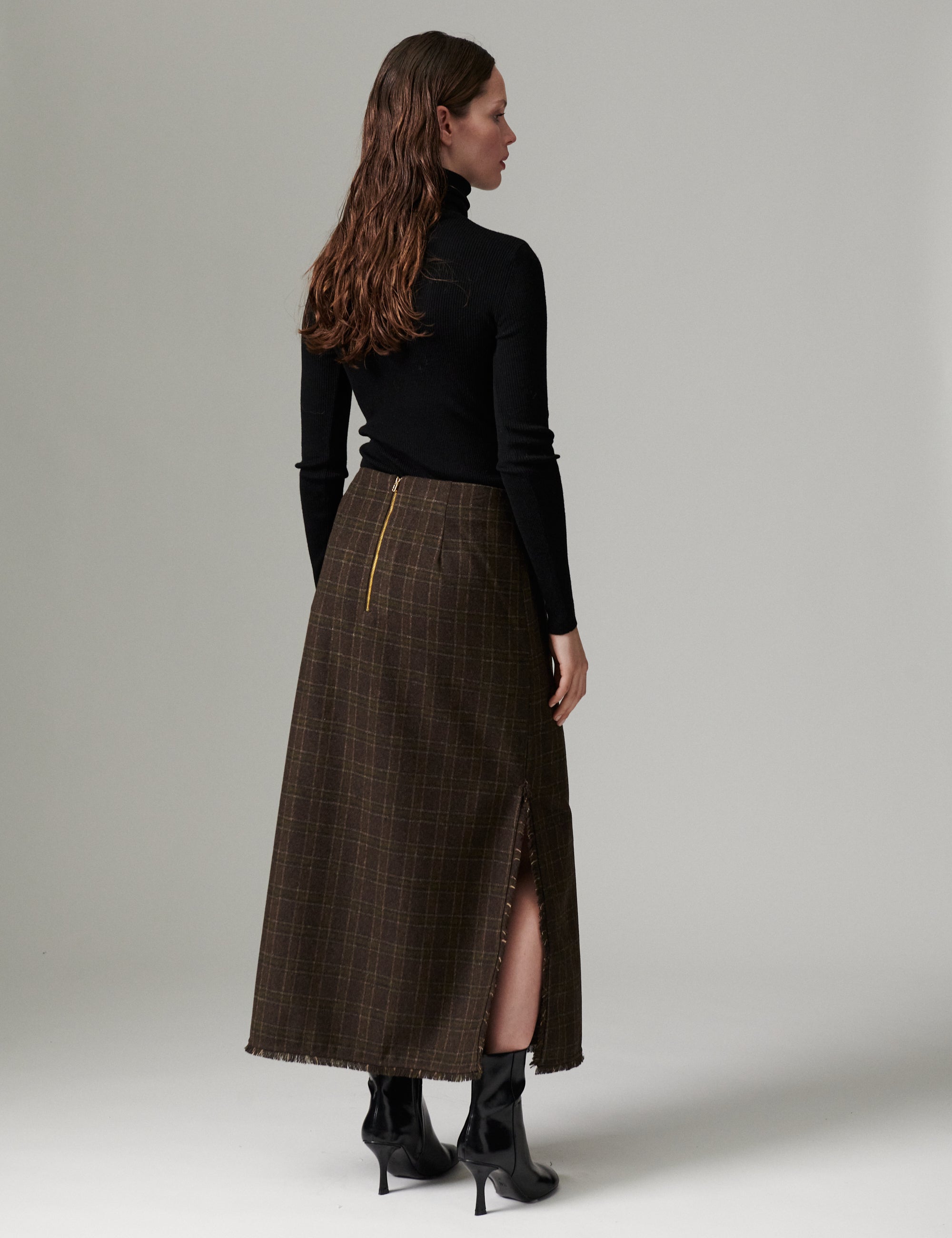 DAY Birger ét Mikkelsen DAYTima - Flanello Skirt 900011 Brown Check