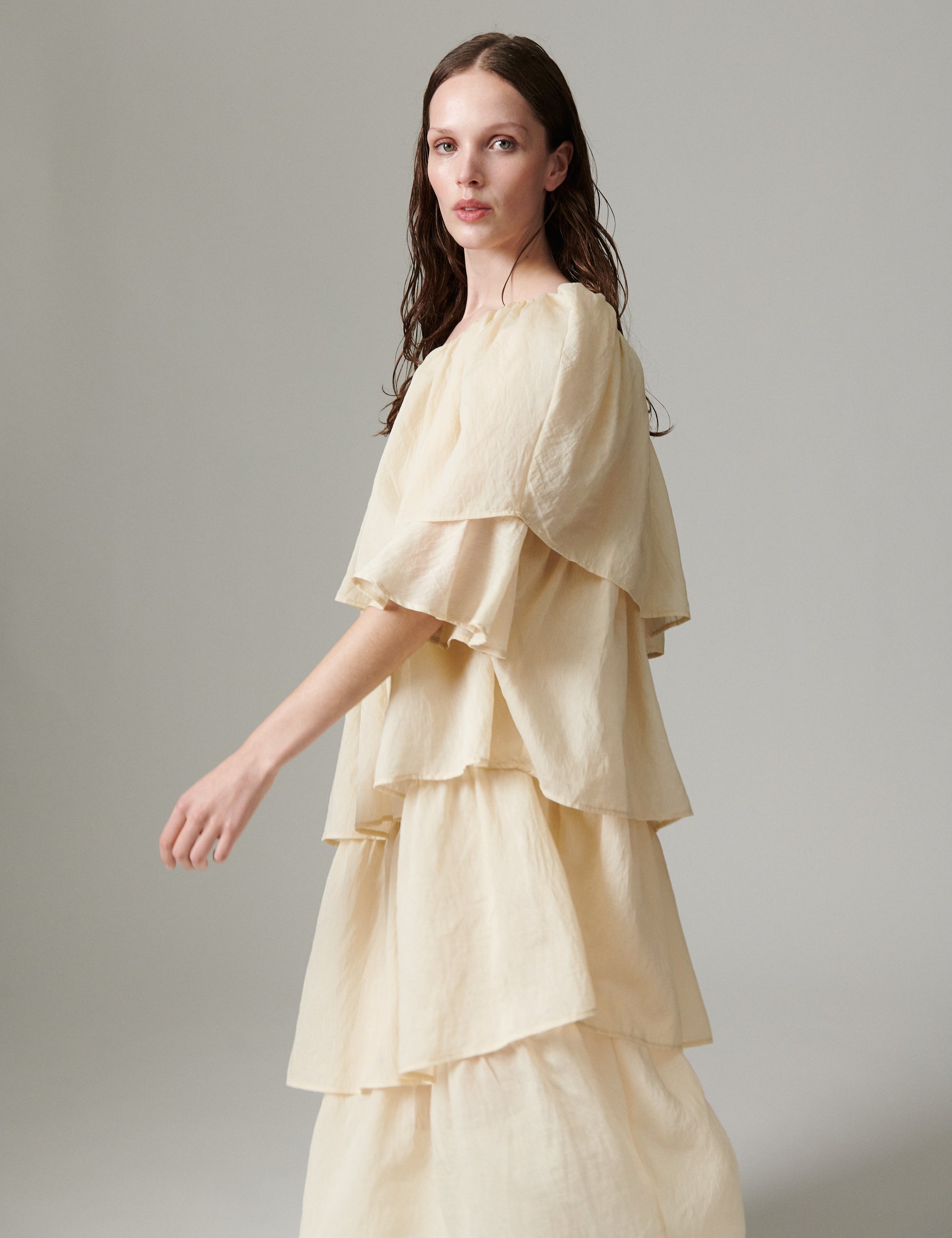 DAY Birger ét Mikkelsen DAYTobba - Linen Tento Shirts & Blouses 131105 BROWN RICE