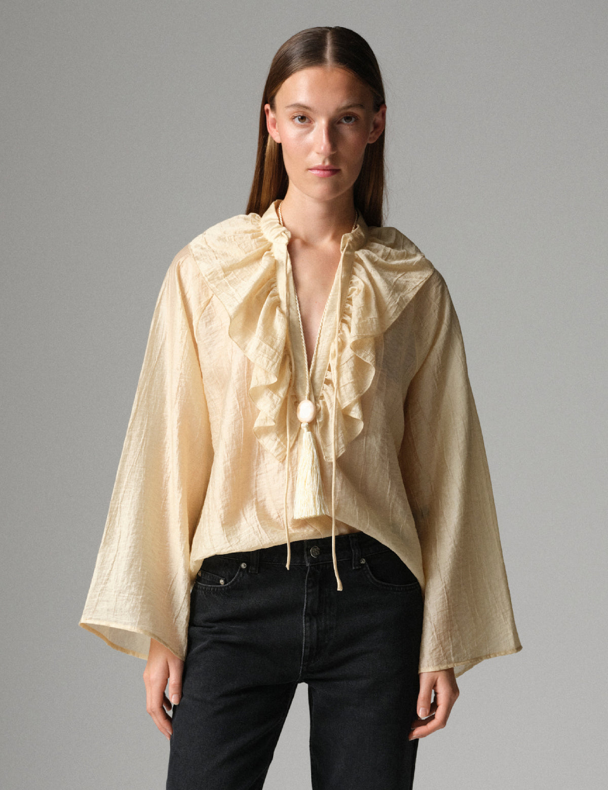 DAY Birger ét Mikkelsen DAYTria - Tencilly - Bluse Bluse 500094 Light Beige