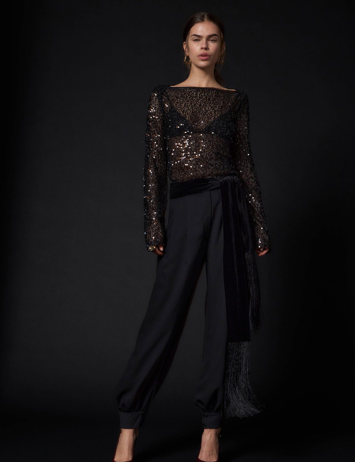 DAY Birger ét Mikkelsen DAYTuana - Shimmering Night - Bluse Bluse 190303 Black