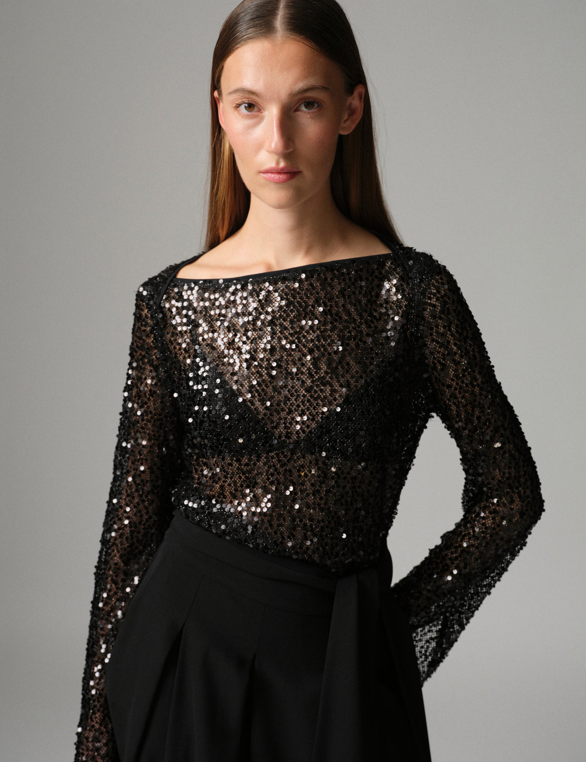 DAY Birger ét Mikkelsen DAYTuana - Shimmering Night - Bluse Bluse 190303 Black