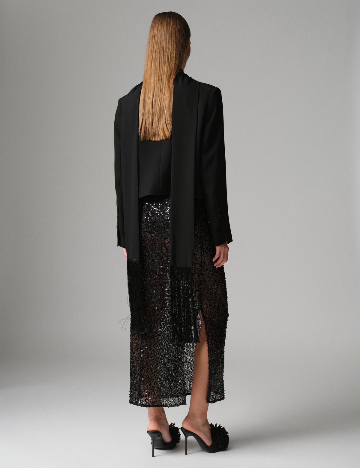 DAY Birger ét Mikkelsen DAYTulli - Shimmering Night - Nederdel Skirt 190303 Black