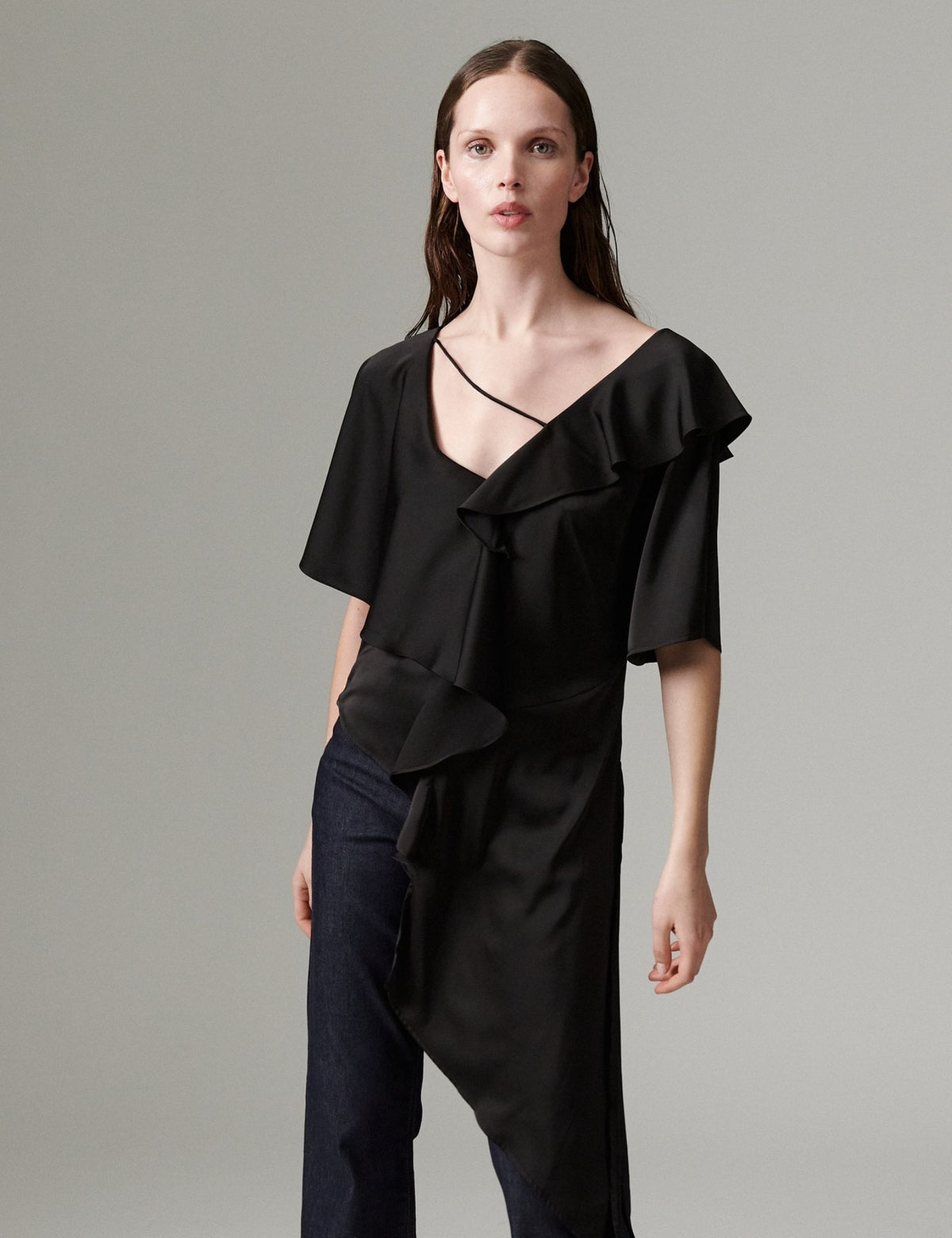 DAY Birger ét Mikkelsen DAYValor - Fluid Viscose Bluse 190303 Black