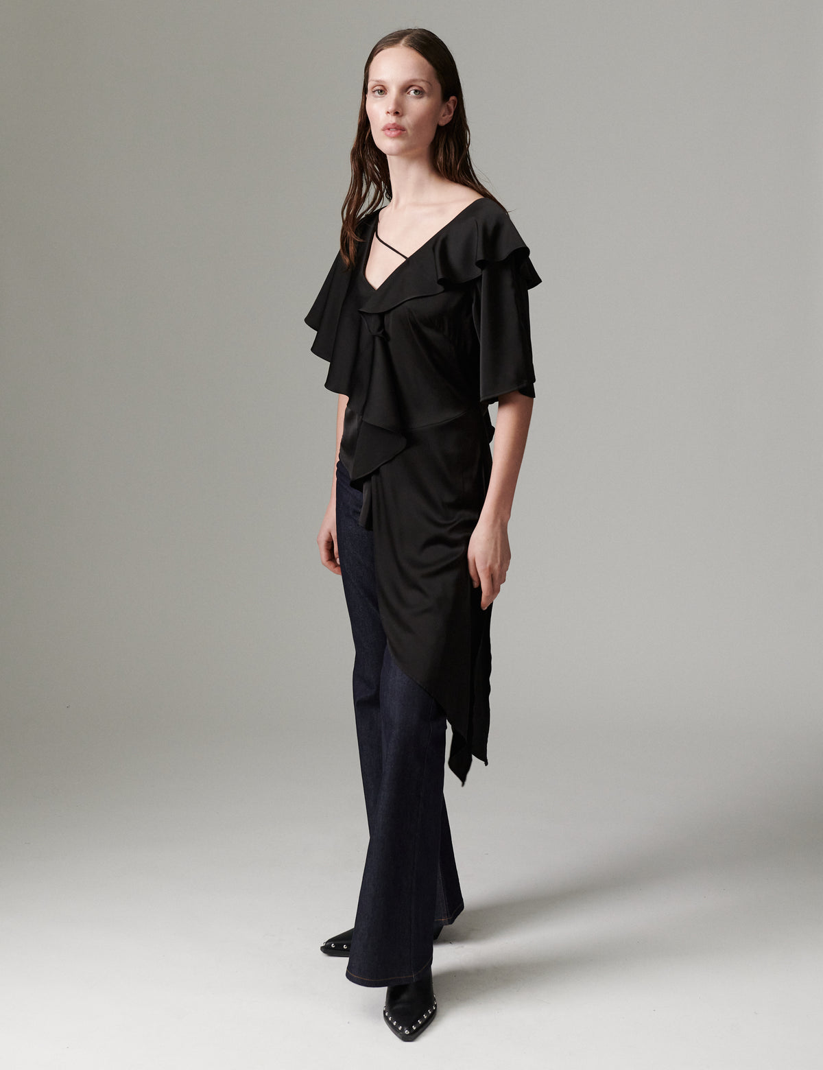 DAY Birger ét Mikkelsen DAYValor - Fluid Viscose Bluse 190303 Black