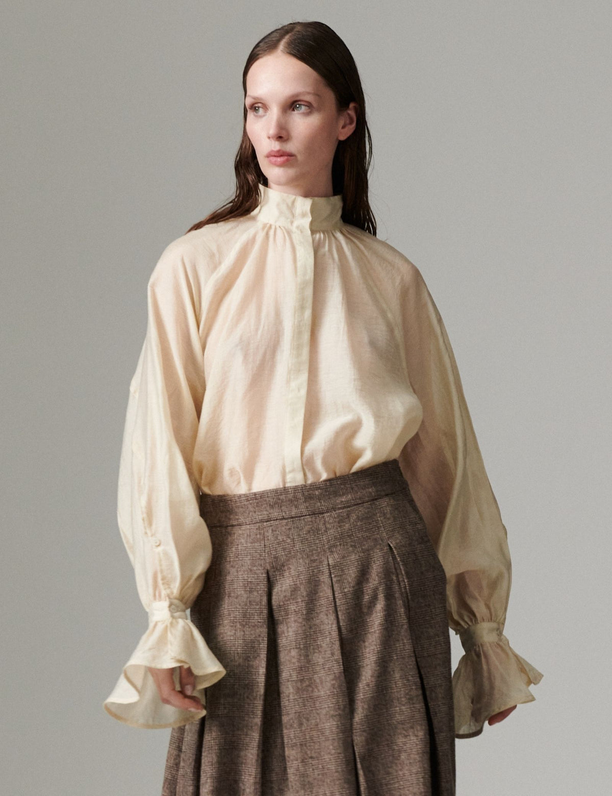 DAY Birger ét Mikkelsen DAYWayo - Linen Tento - Skjorte Bluse 131105 BROWN RICE