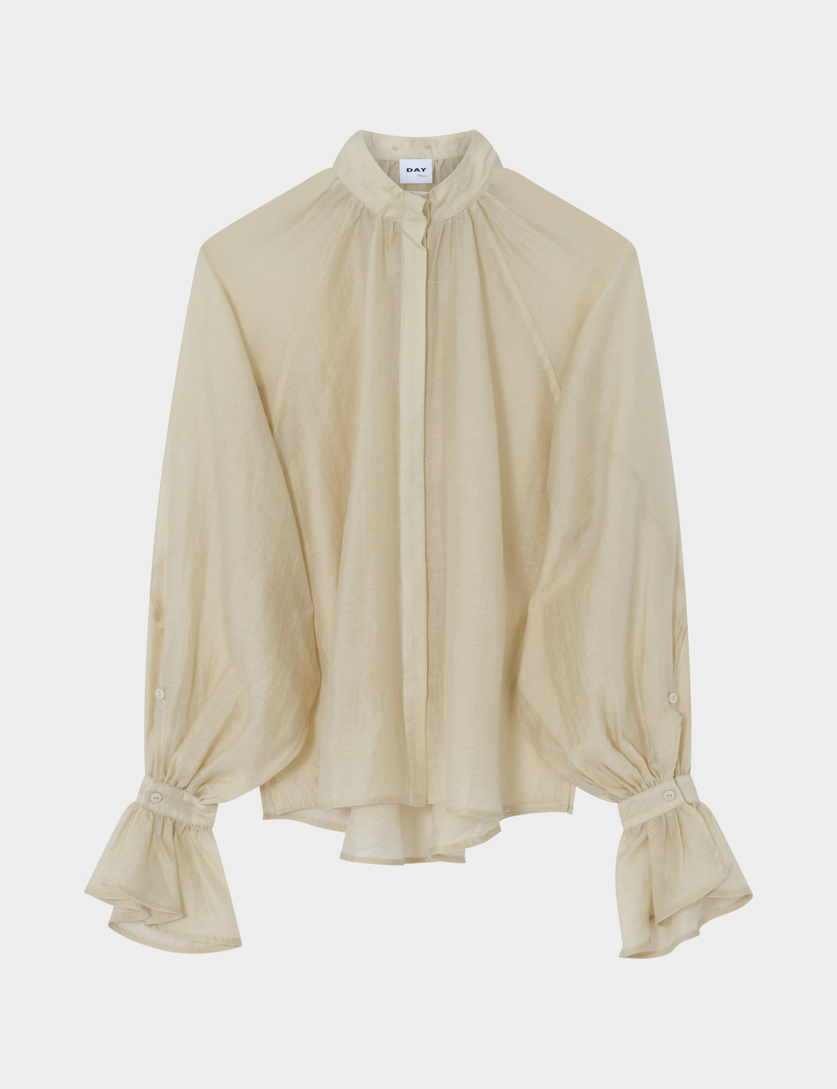 DAY Birger ét Mikkelsen DAYWayo - Linen Tento - Skjorte Bluse 131105 BROWN RICE