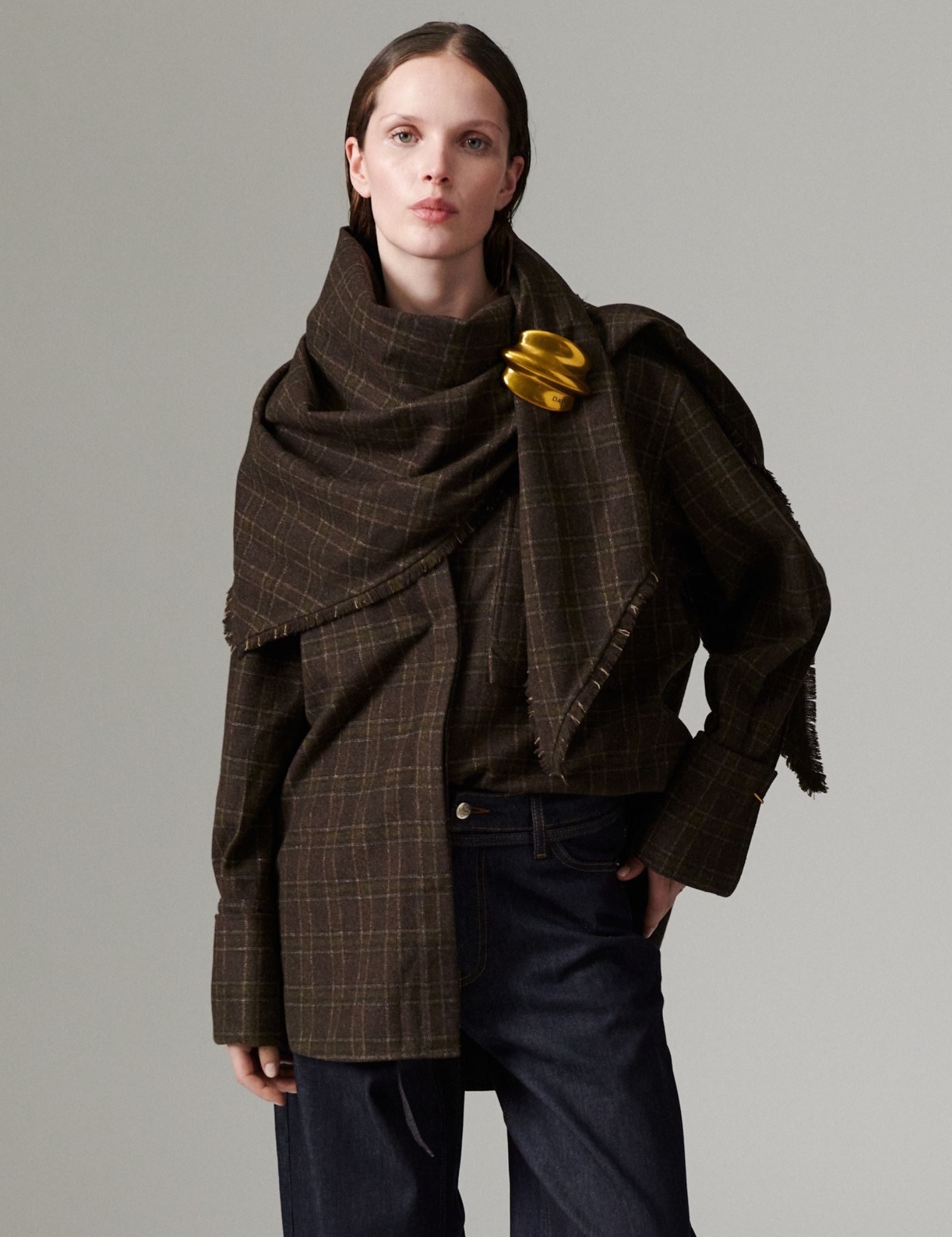 DAY Birger ét Mikkelsen DAYZia - Flanello Tørklæde 900011 Brown Check