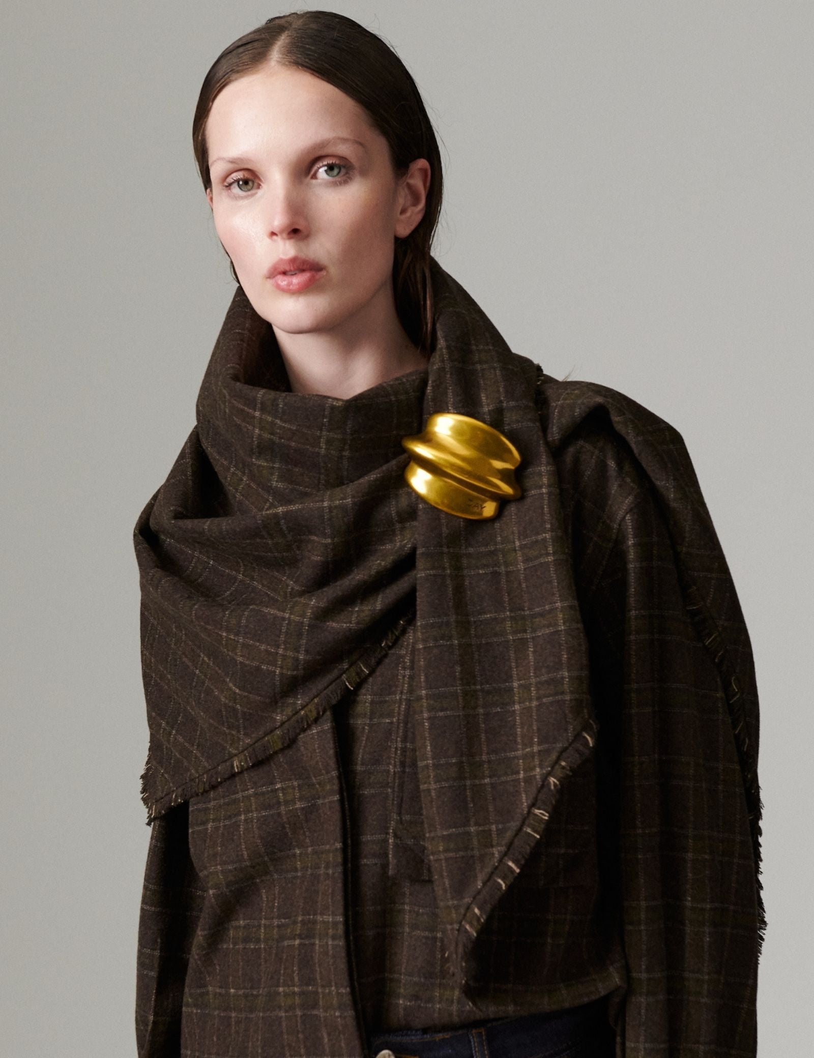 DAY Birger ét Mikkelsen DAYZia - Flanello Tørklæde 900011 Brown Check