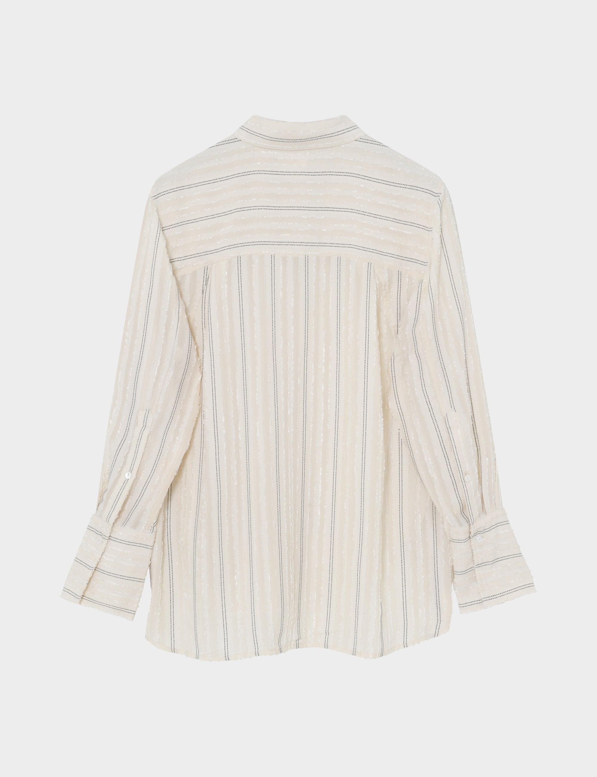 DAY Birger ét Mikkelsen DAYZoe - Raw Stripes - Skjorte Bluse 01022 Jet Stream