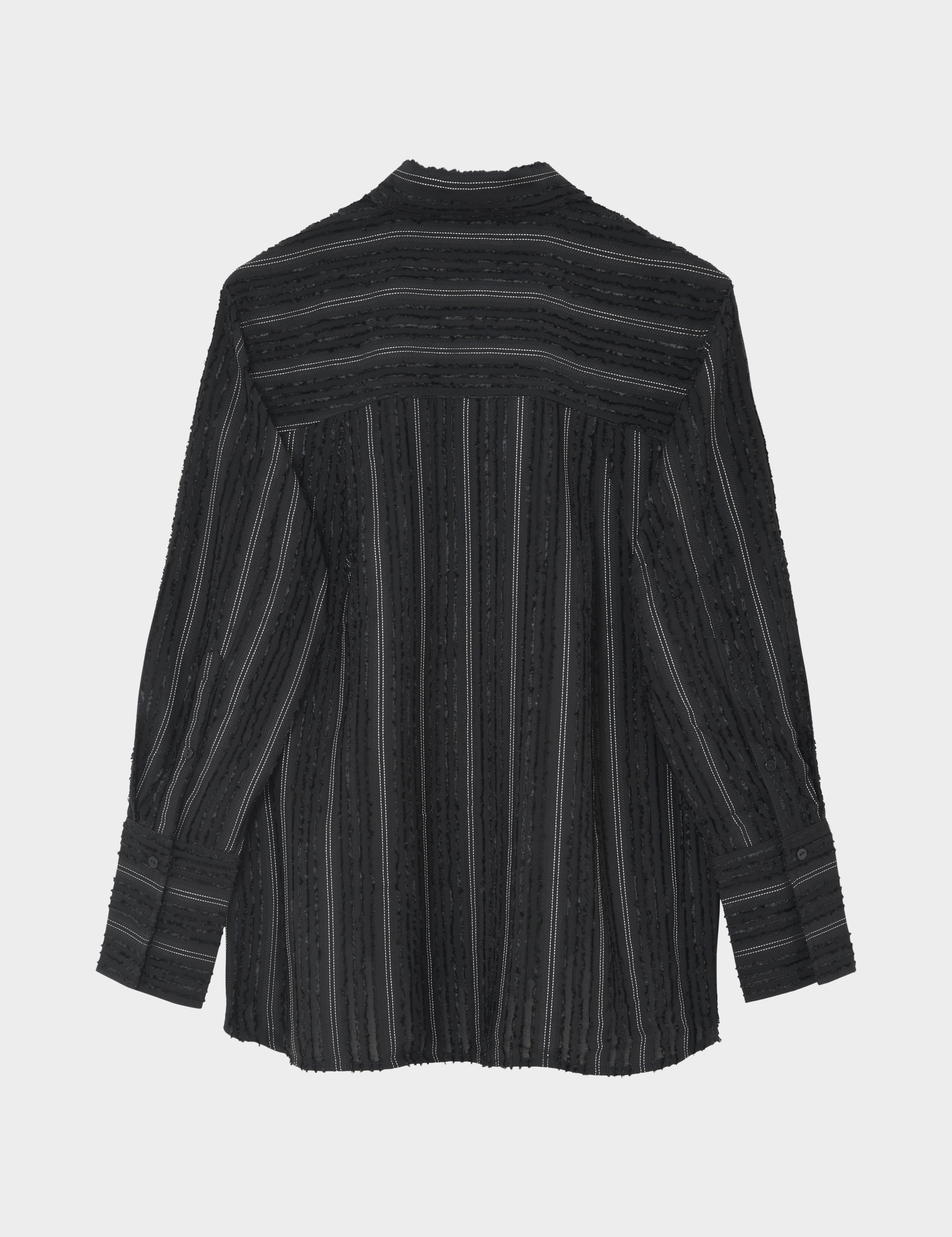 DAY Birger ét Mikkelsen DAYZoe - Raw Stripes - Skjorte Bluse 12000 Black